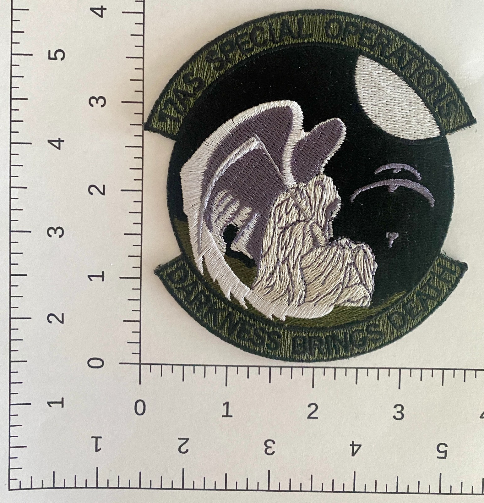 Special Operations Patch Darkness Brings Death Embroidered