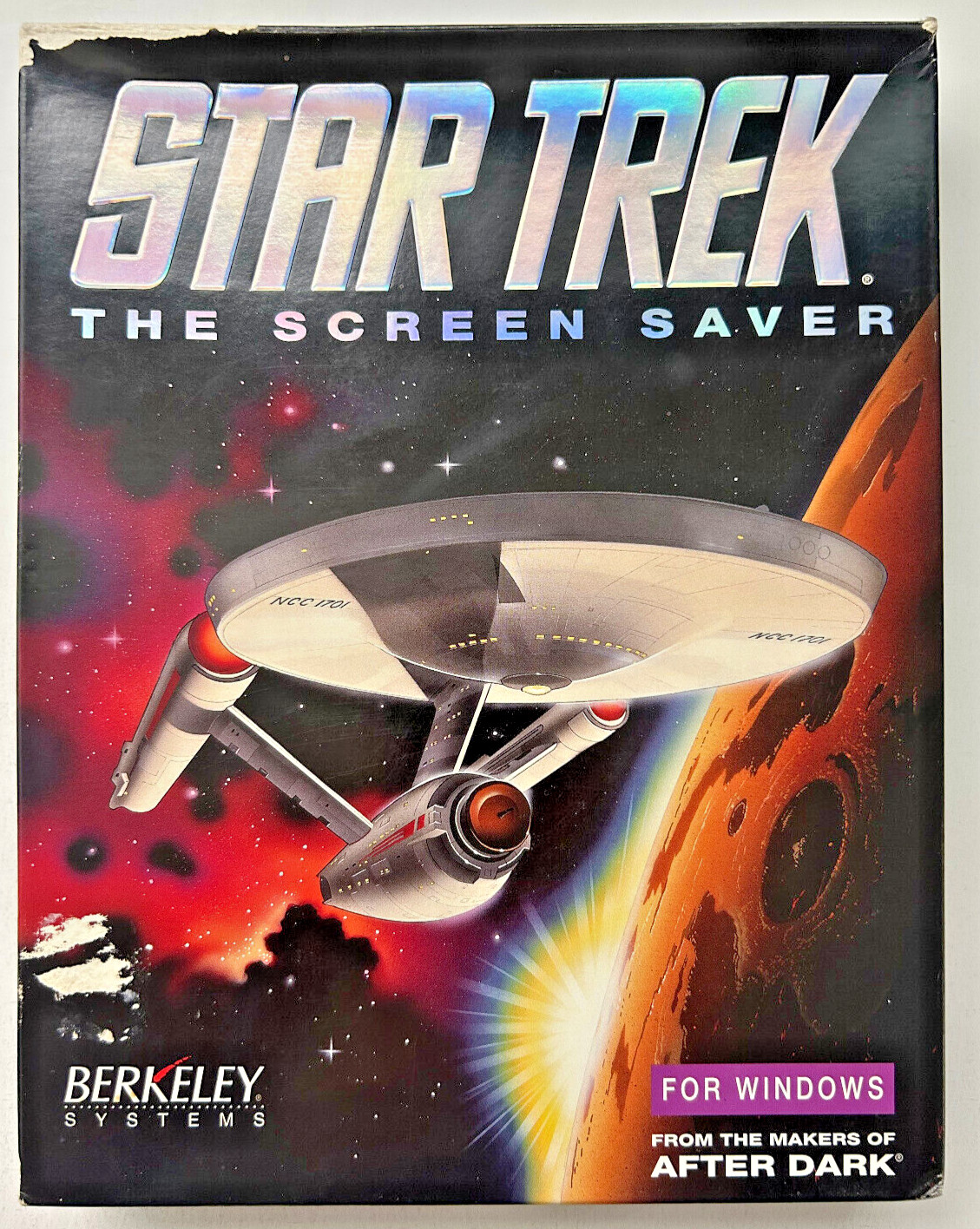 1992 Berkeley Systems STAR TREK The Screen Saver for Windows PC Complete