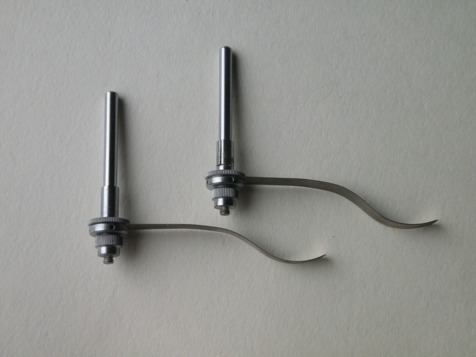 Pair  Stage Clips Microscope  LOMO ZEISS LEITZ