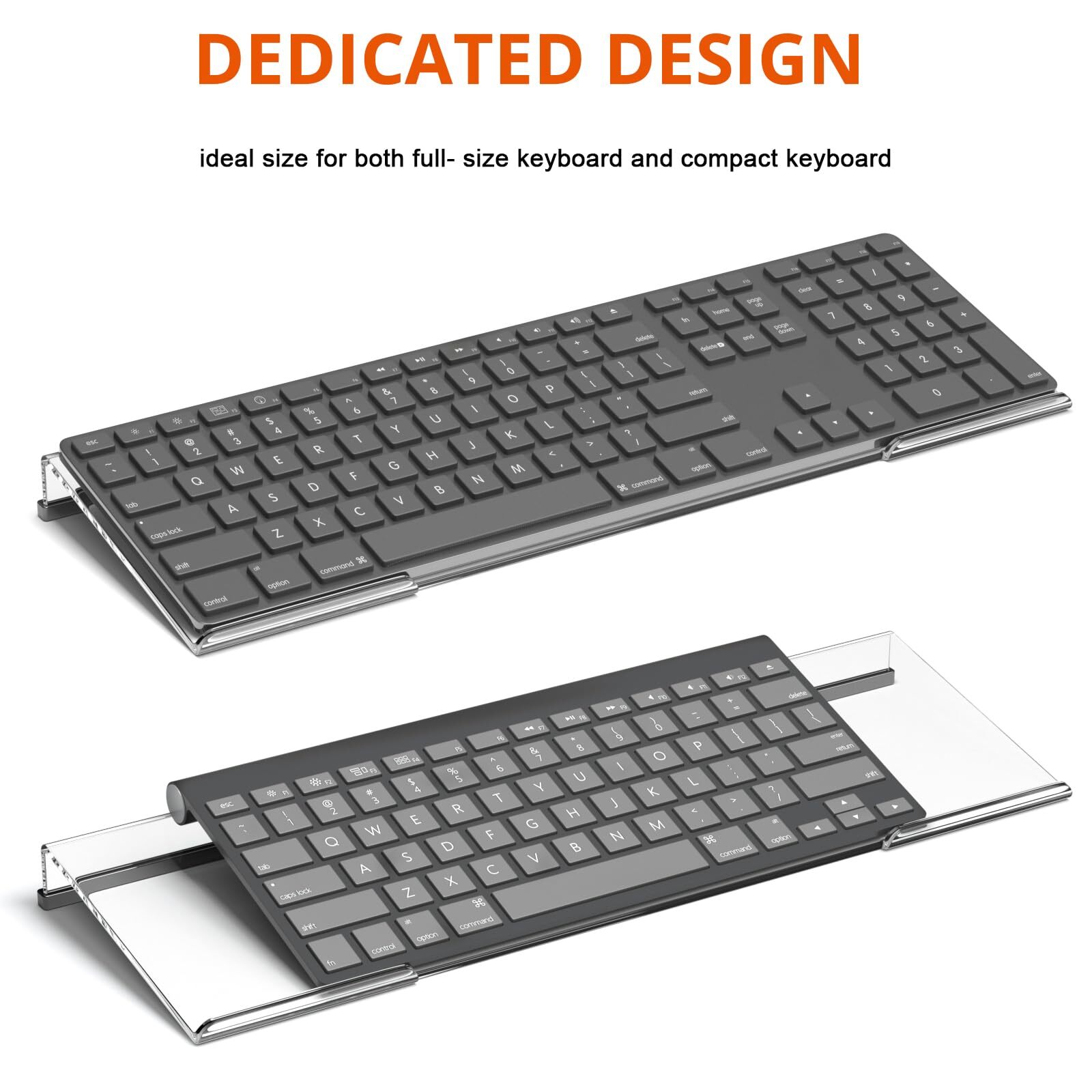 Computer Keyboard Stand Tilt PC Keyboard Stand Riser for Easy Ergonomic Typin...