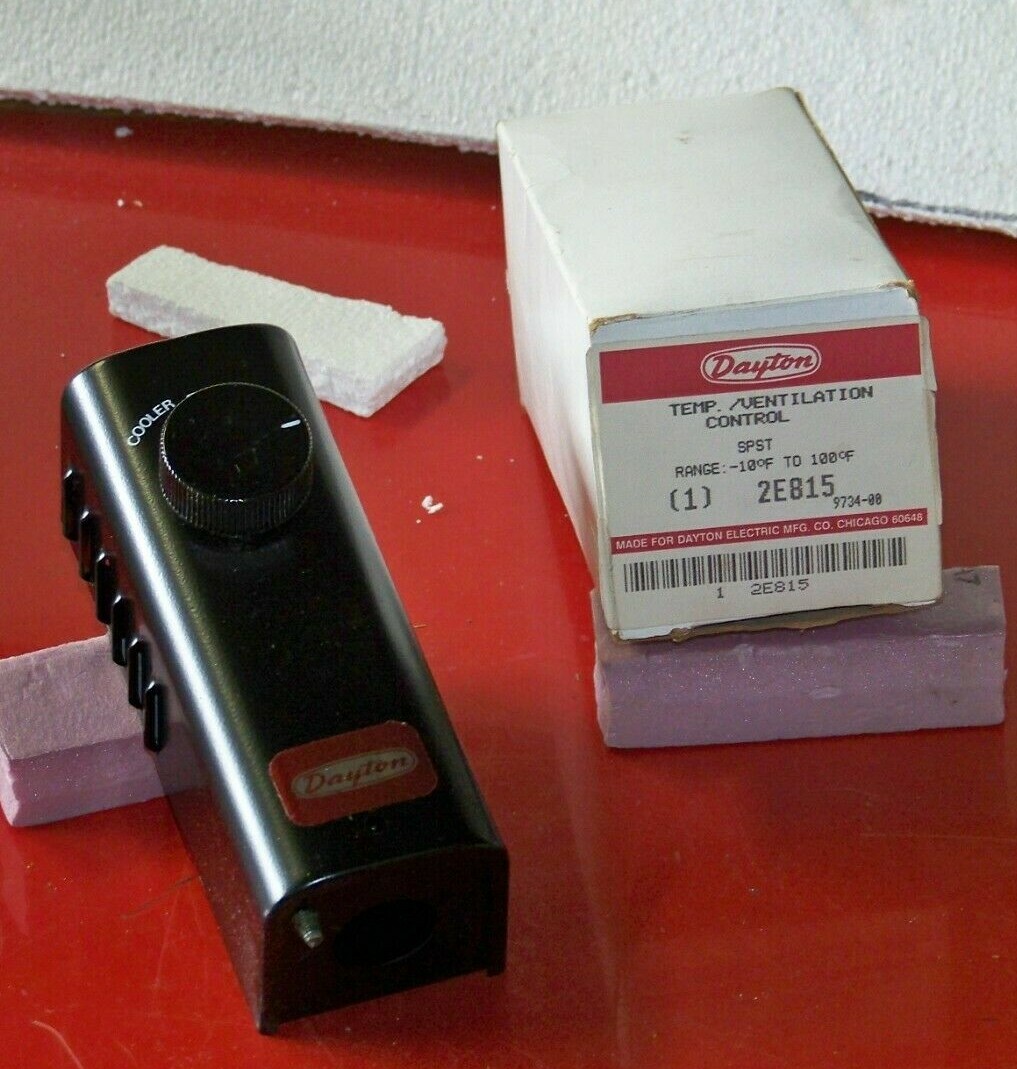 2E815 Dayton temp/ventilation control 10`F to 100`F