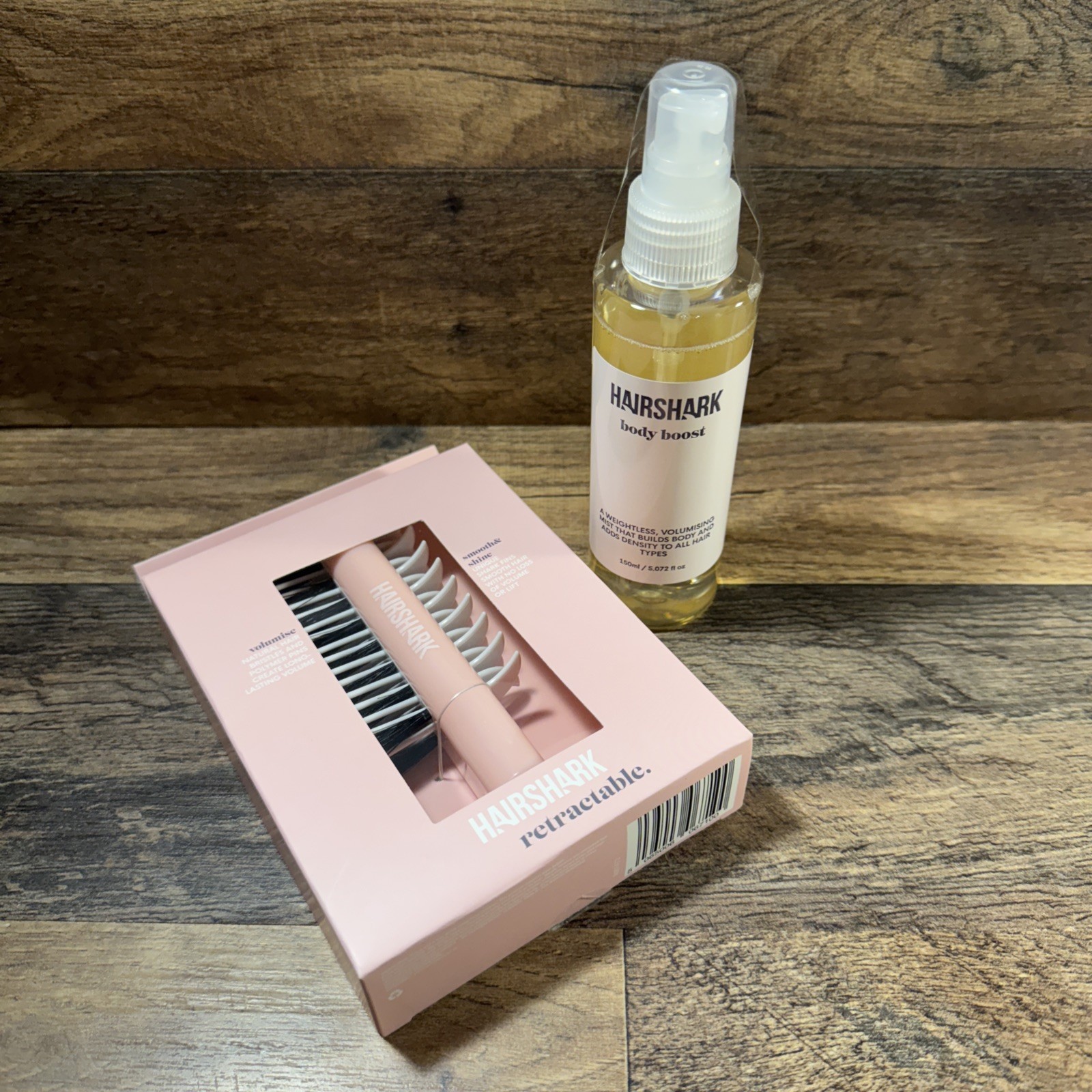 Hairshark 5.072oz Body Boost Hair Volumizer & Retractable Brush