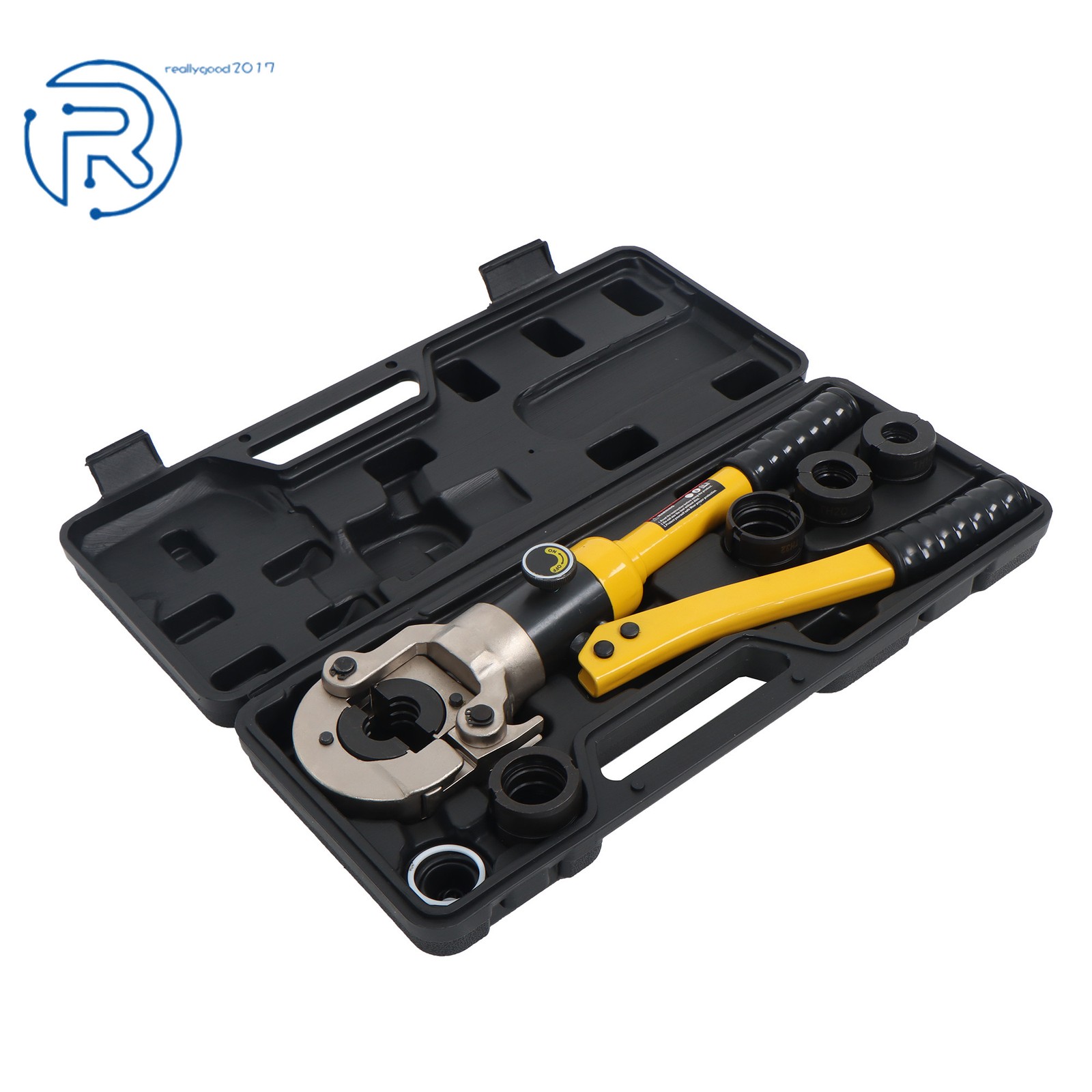 Hydraulic Pipe Cutter Hydraulic Copper Tube Crimping Tool w/1/2" 3/4" & 1" Die