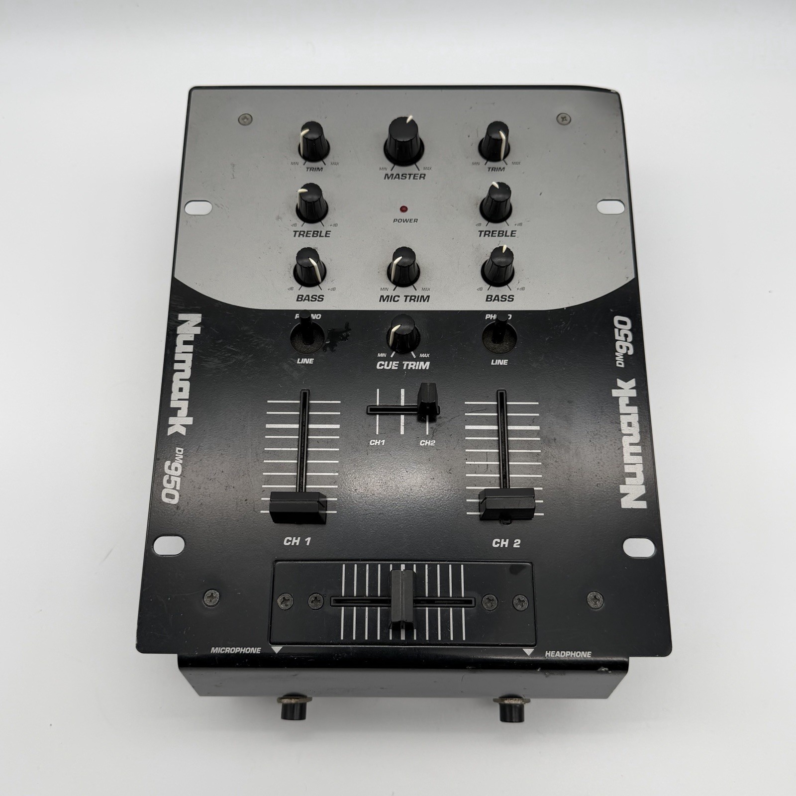 Numark DM950 2-Channel DJ Mixer Tested for Power Phono/Line RCA Preamp