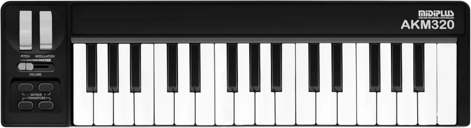 Lightweight 32-Key Midi Controller with Touch-Sensitive Keys & Octave Buttons
