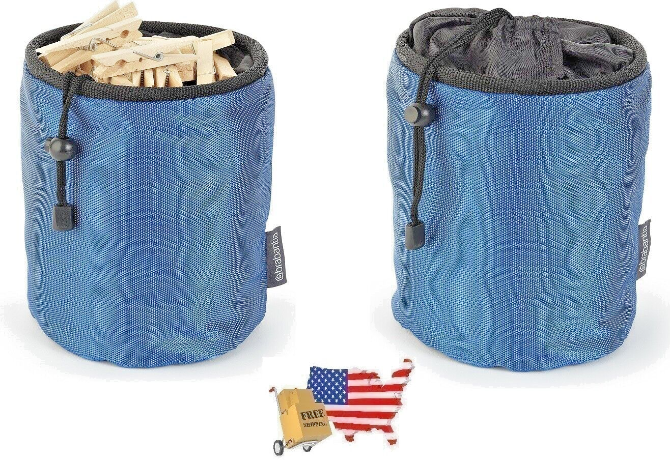 Clothes Pin / Peg Bag Authentic Brabantia Premium Drawstring Closure NEW FREE SH