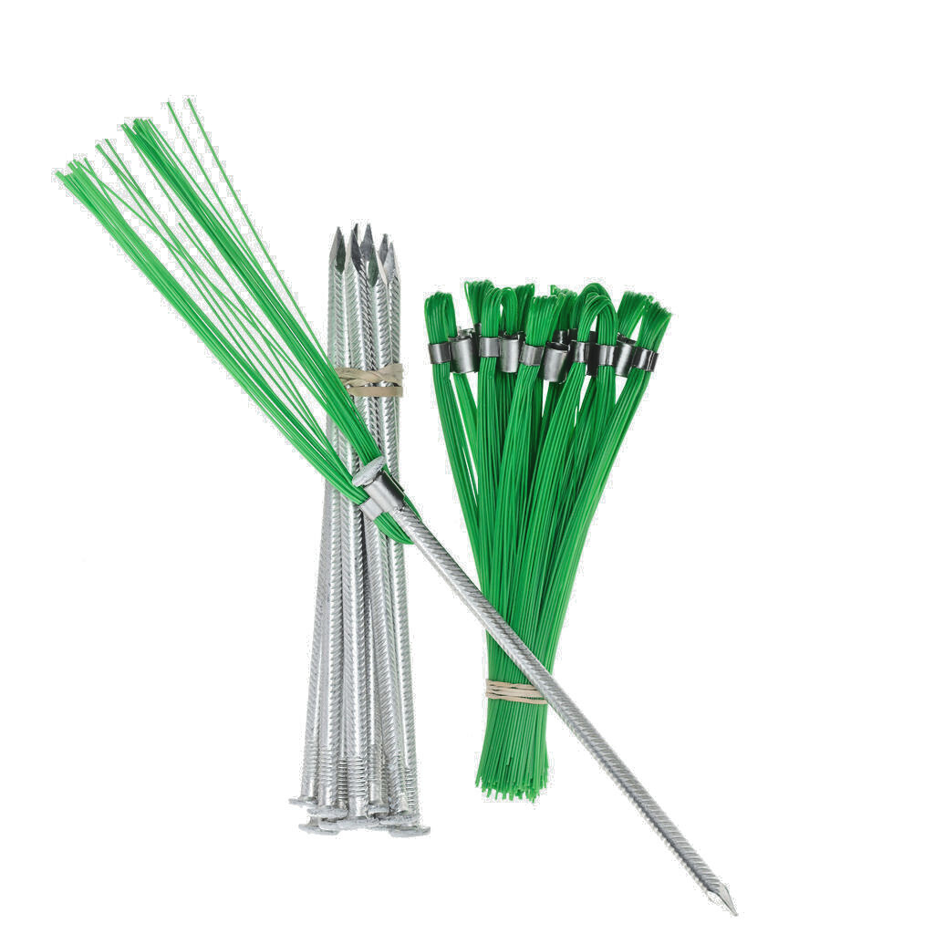 Trail Chasers Green 6 In Ground Markers Lightweight - Survey, Landscaping 10-Ct