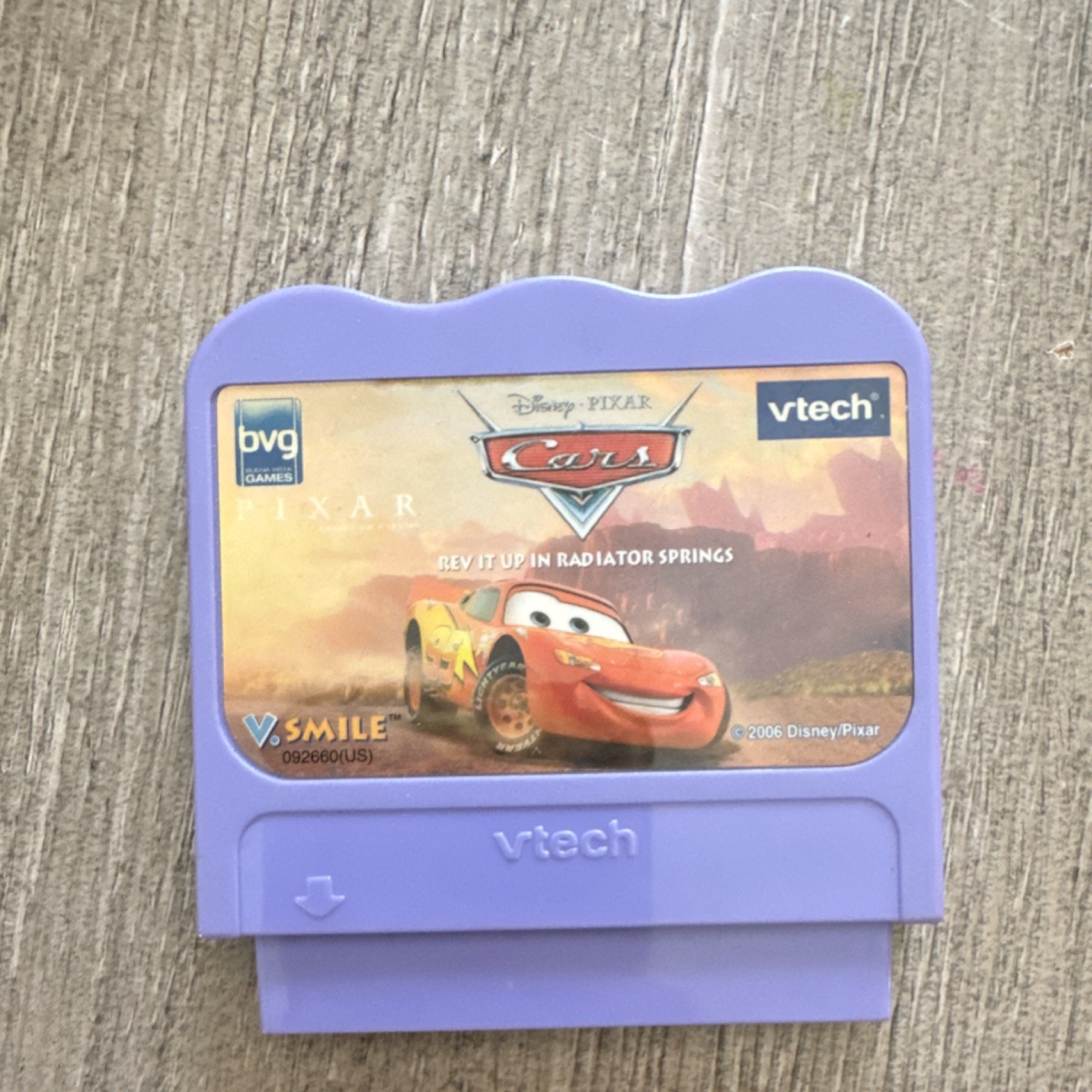 VTech V.Smile Disney Pixar Cars Learning Game Cartridge 2006