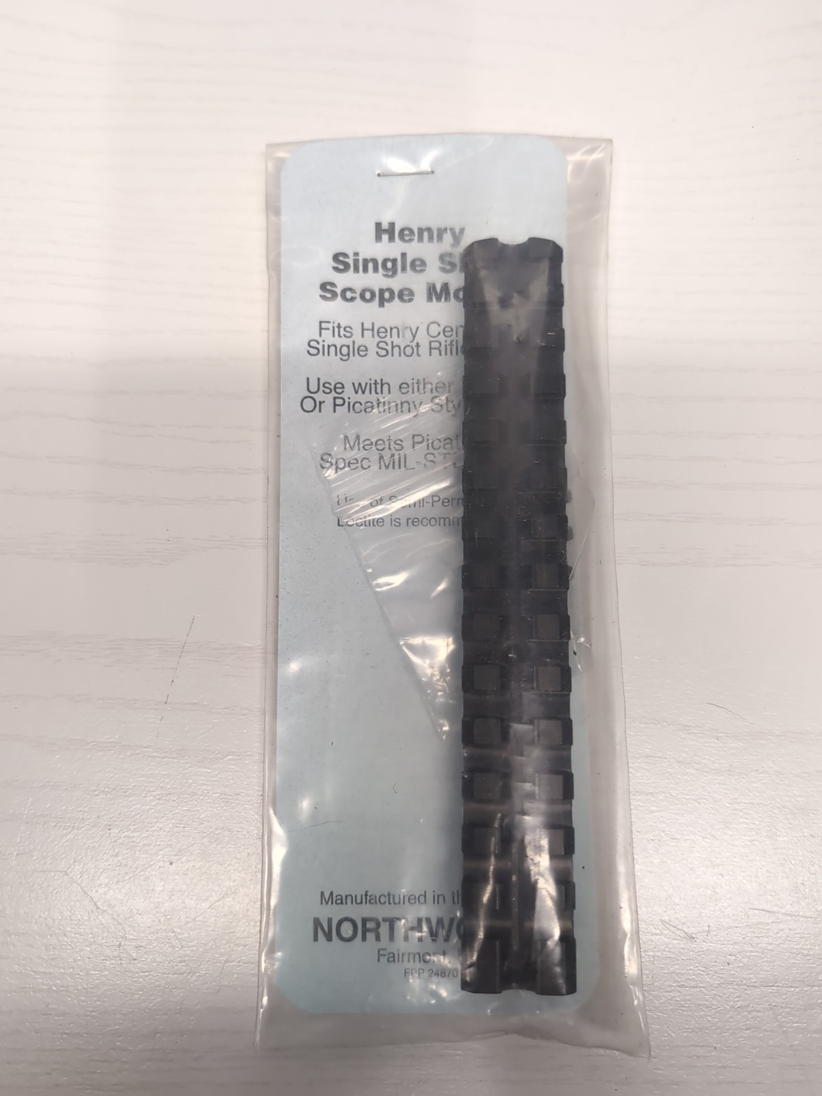 Northwoods Single Shot Scope Mount Picatinny Rail Henry Single Shot Centerfire