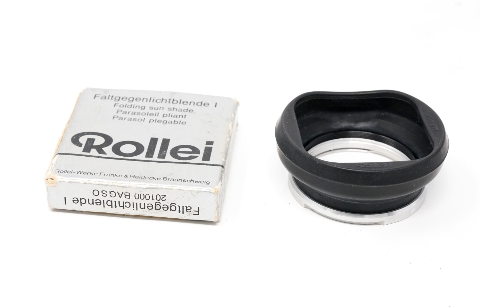 Rollei Folding Sun Shade I Collapsible Lens Hood Bayonet I RI in Box