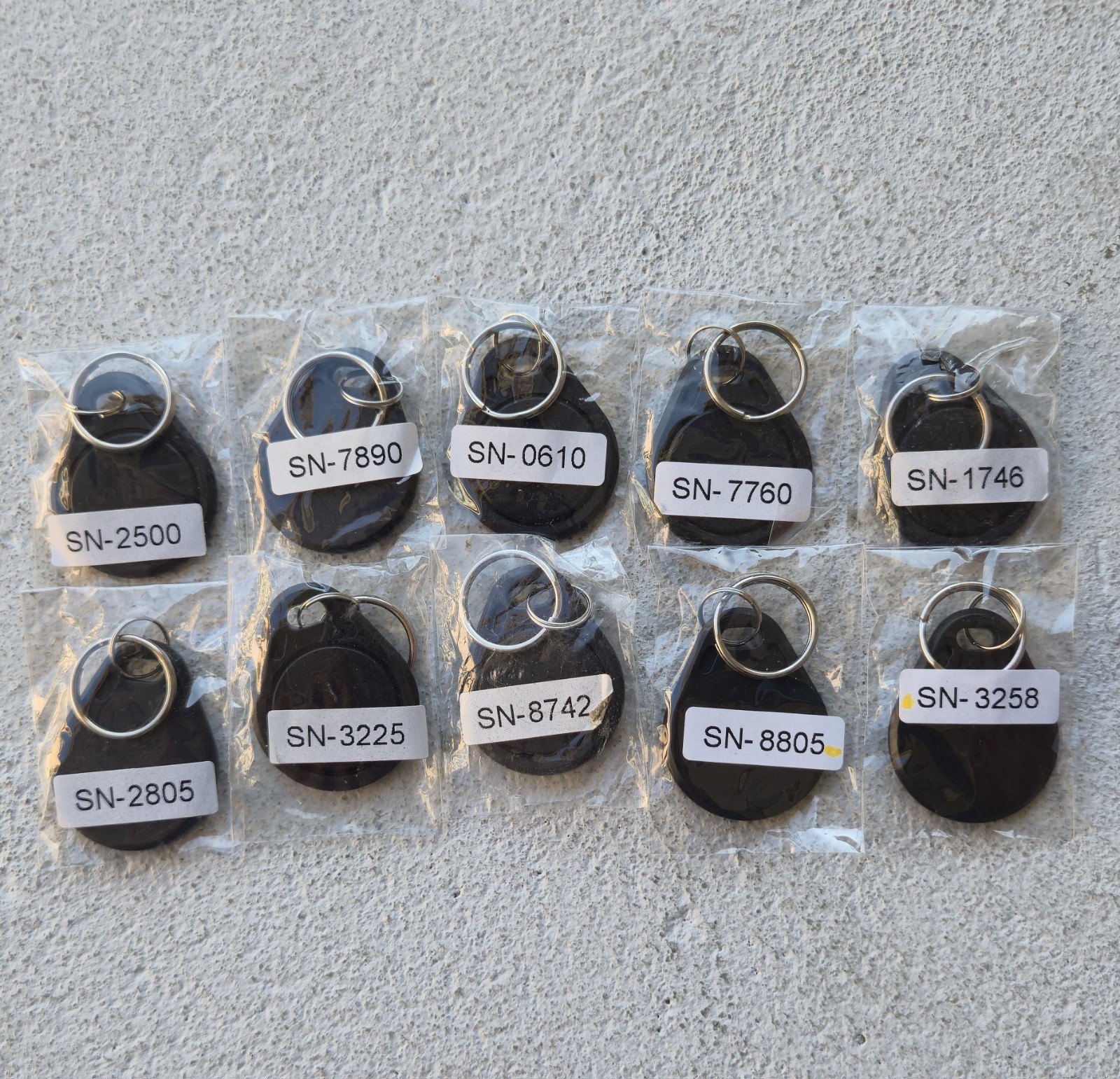 Honeywell PROXTG-BK Proximity Tag for 6160 Keypad, New Sealed, *Lot Of 10*