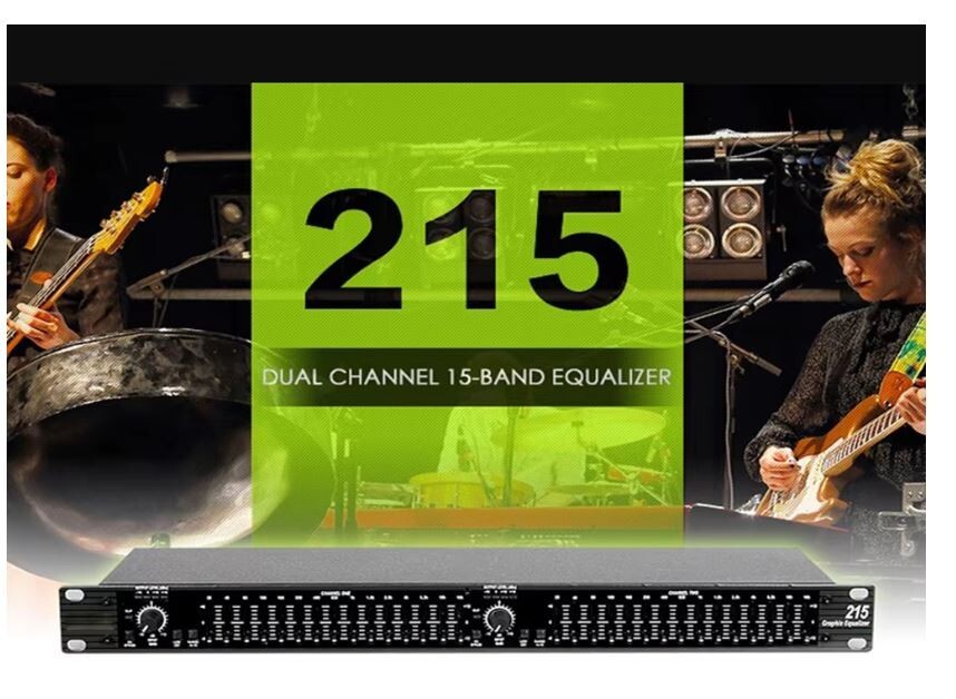 DBX Style 215 Dual 15 Band Graphic Equilizer Dj, Pro Audio