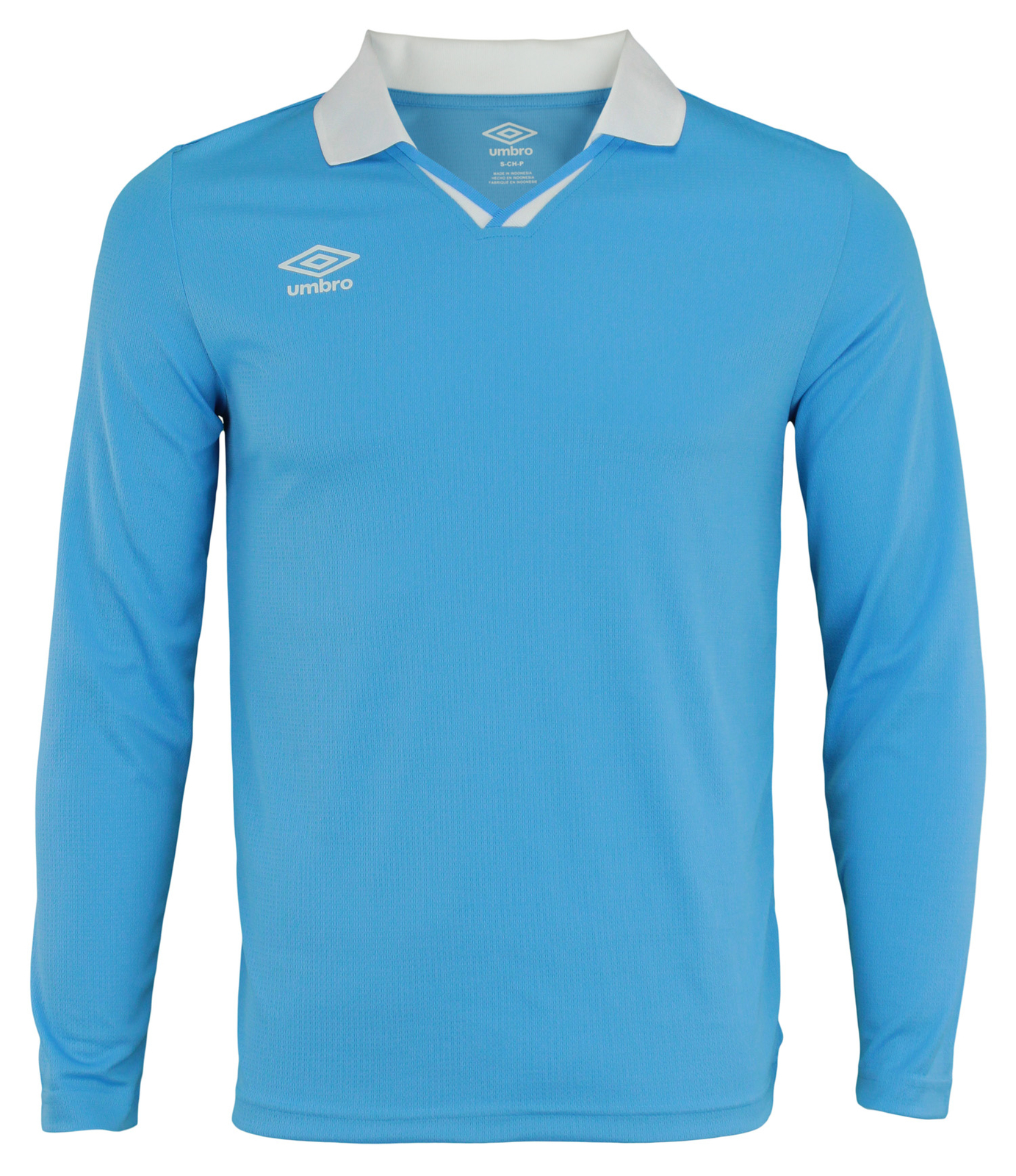 Umbro Mens Johnny Collar Long Sleeve Soccer Jersey, Color Options