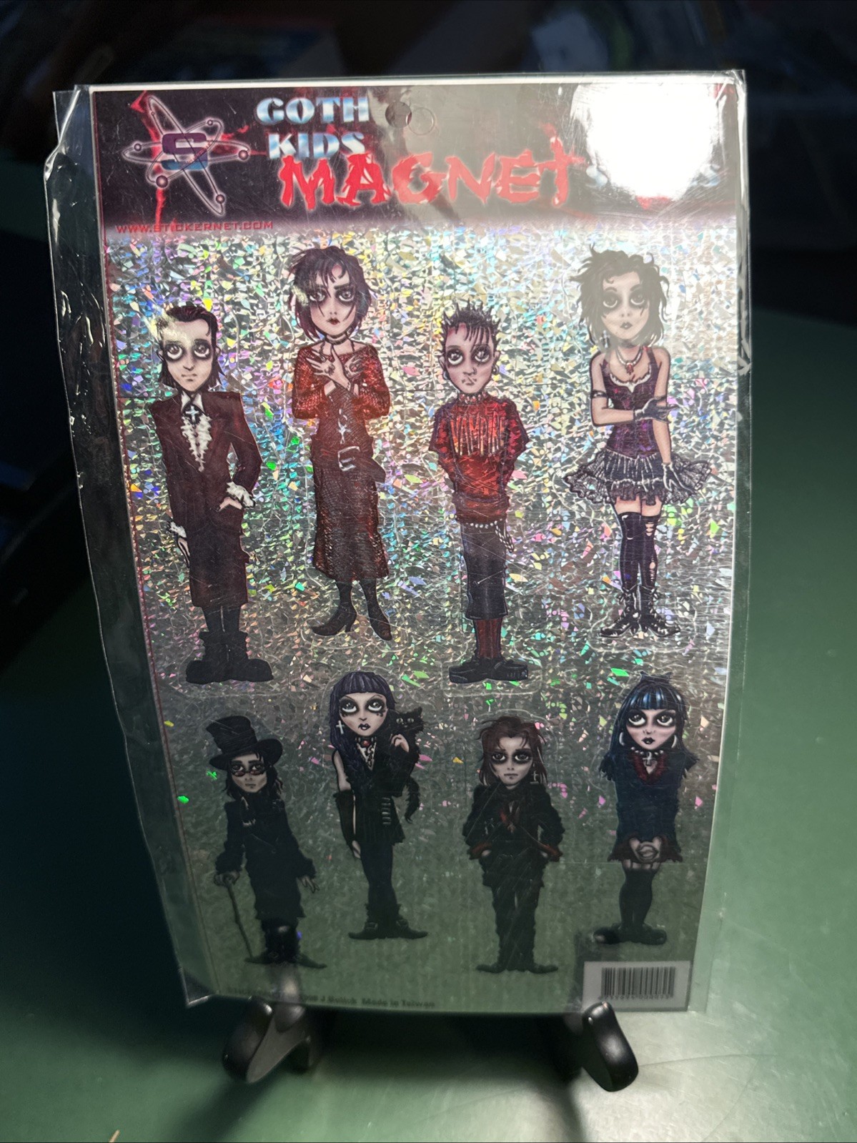 Goth Kids Magnet Series 1998 Vintage magnets   80s goth glam inconic Fashion NEW