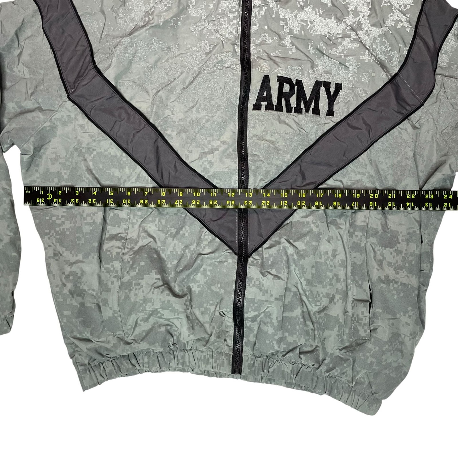 US Army PFU Jacket Digital Camo Windbreaker Small Regular