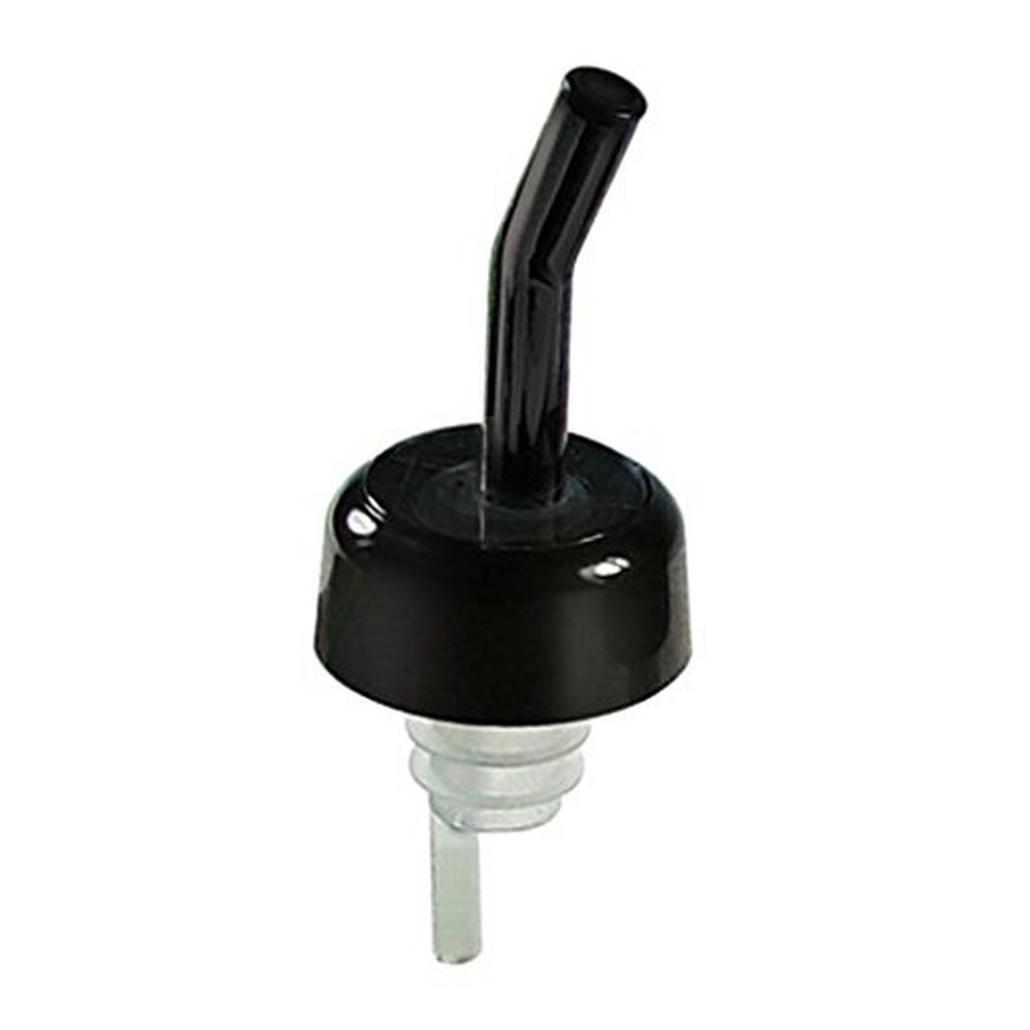Co-Rect Smoke Spout Whiskey Flow Liquor Pourer (Pack of 12), Black Collar