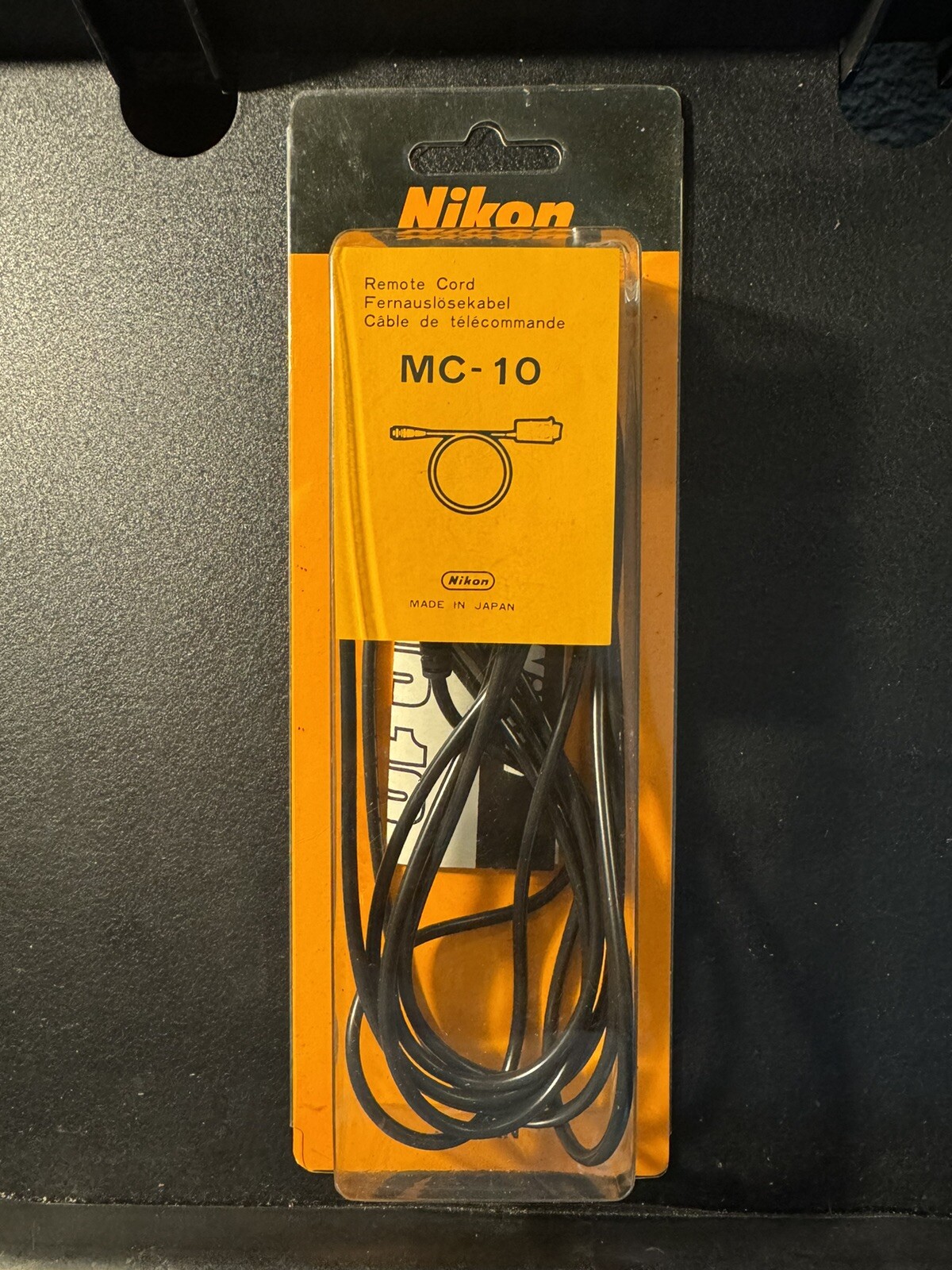 Nikon MC-10 Shutter Remote Cord F4s F3 w/MD-4 & FE2 FM2 FM2N FM3A w/MD-12 NEW
