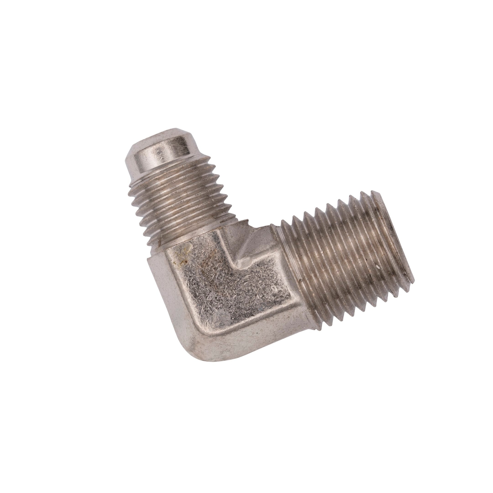 Flo Supply 1/4" NPT x 4AN 90 Degree Fitting - Male/Male