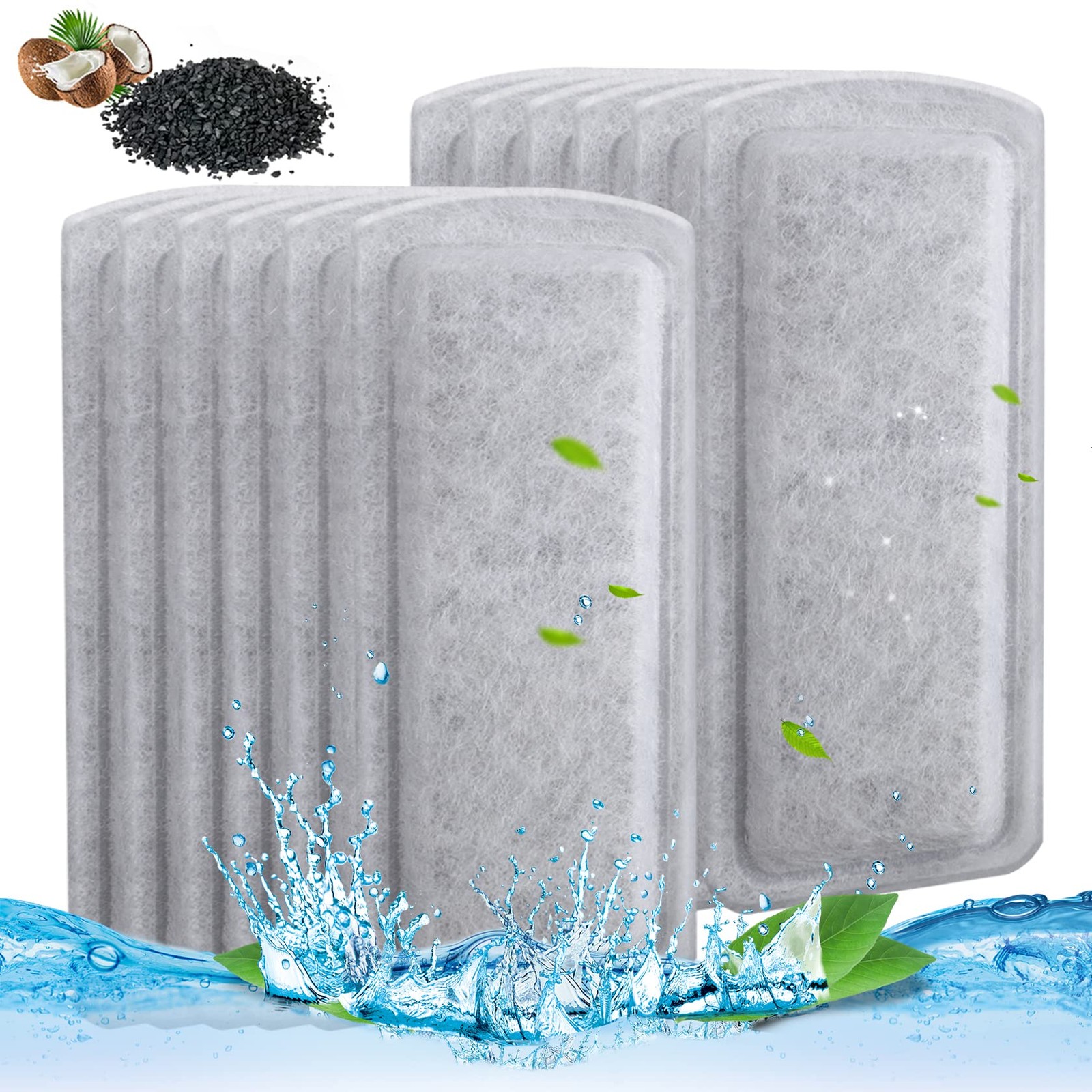 6/12 Pack Fish Tank Filter Cartridges for Marina Slim Filters S10/S15/S20 - Q...