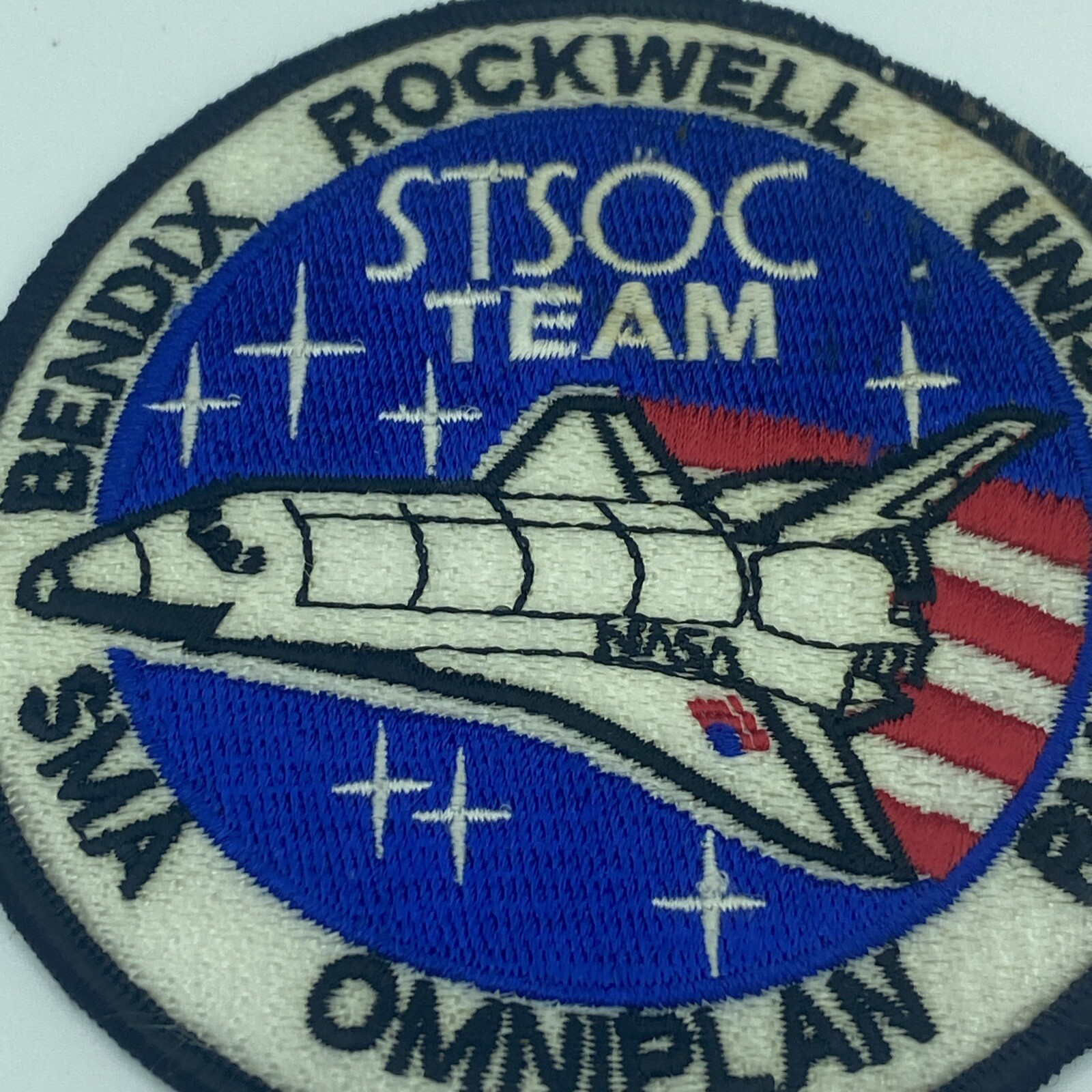 VTG NASA STSOC TEAM ROCKWELL RMS SMA SHUTTLE PATCH
