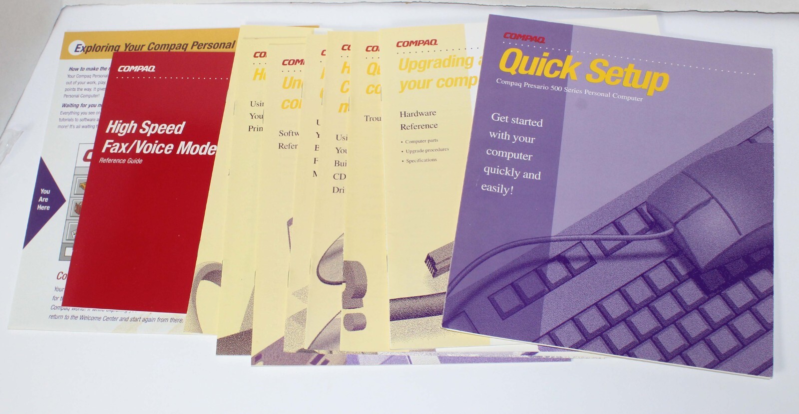 COMPAQ PRESARIO 500 SERIES QUICK SETUP MANUAL