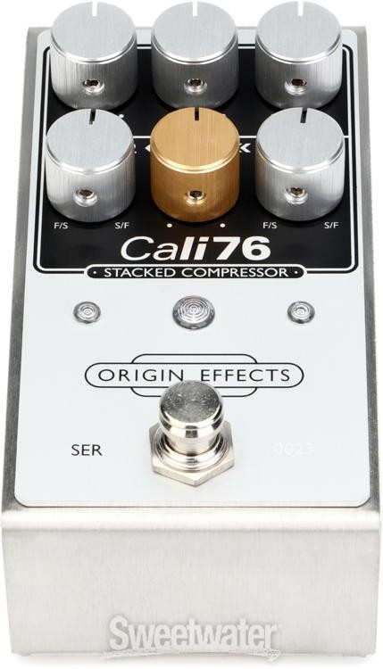 Origin Effects Cali76 Stacked Compressor Pedal - Silver