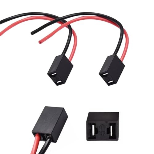 H7 Female Wire Connector Compatible with LED Headlight Socket Wiring Harness