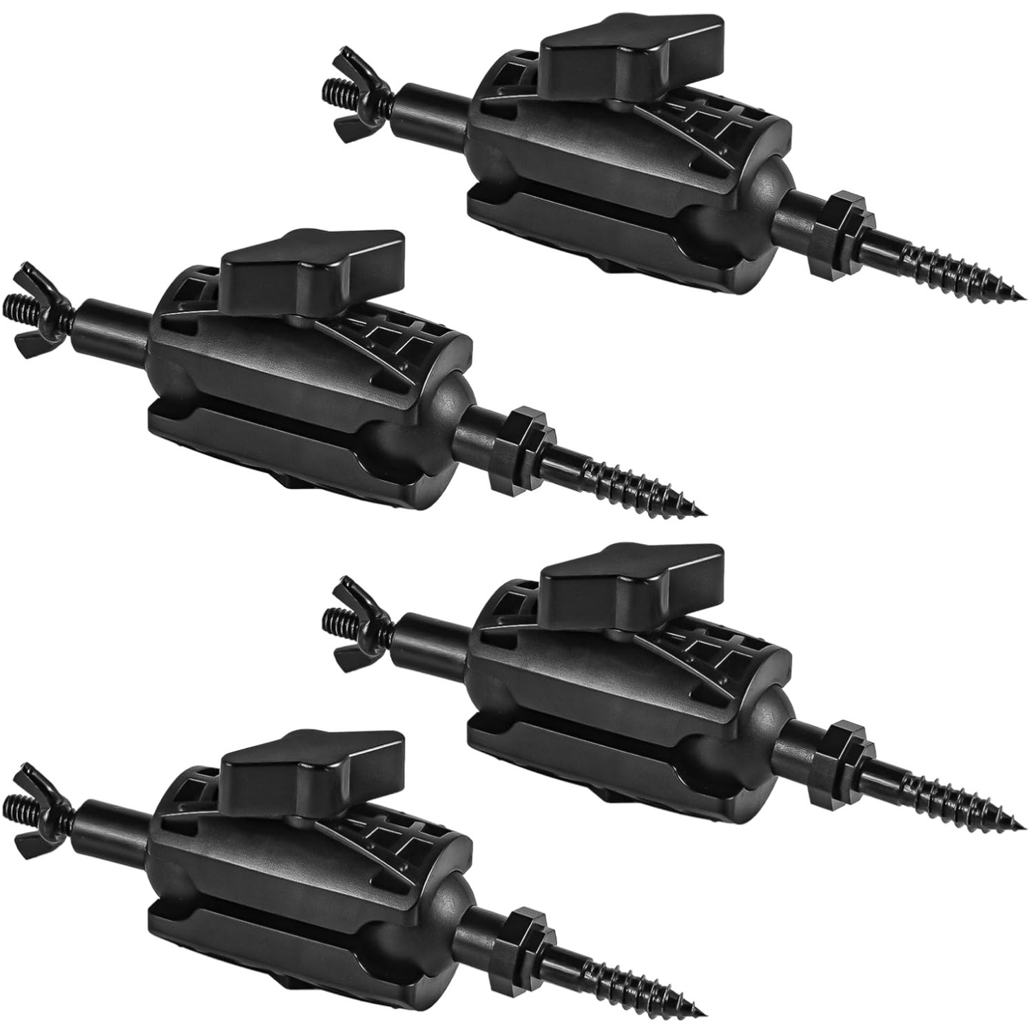 Stainless Steel Trail Camera Tree Mount with 360° Swivel - 4 Pack for Stability