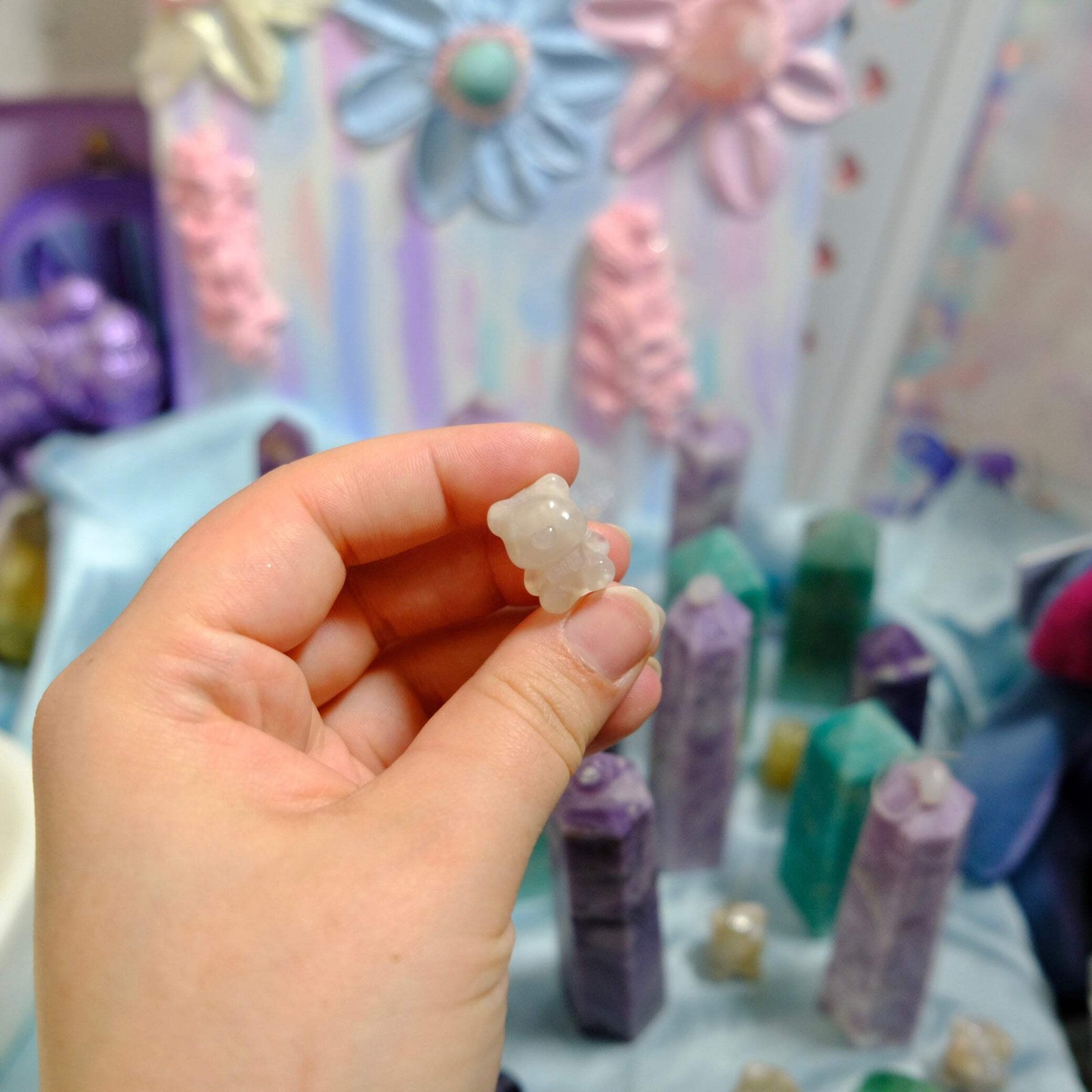 ✨ Flower Agate Mini Bears