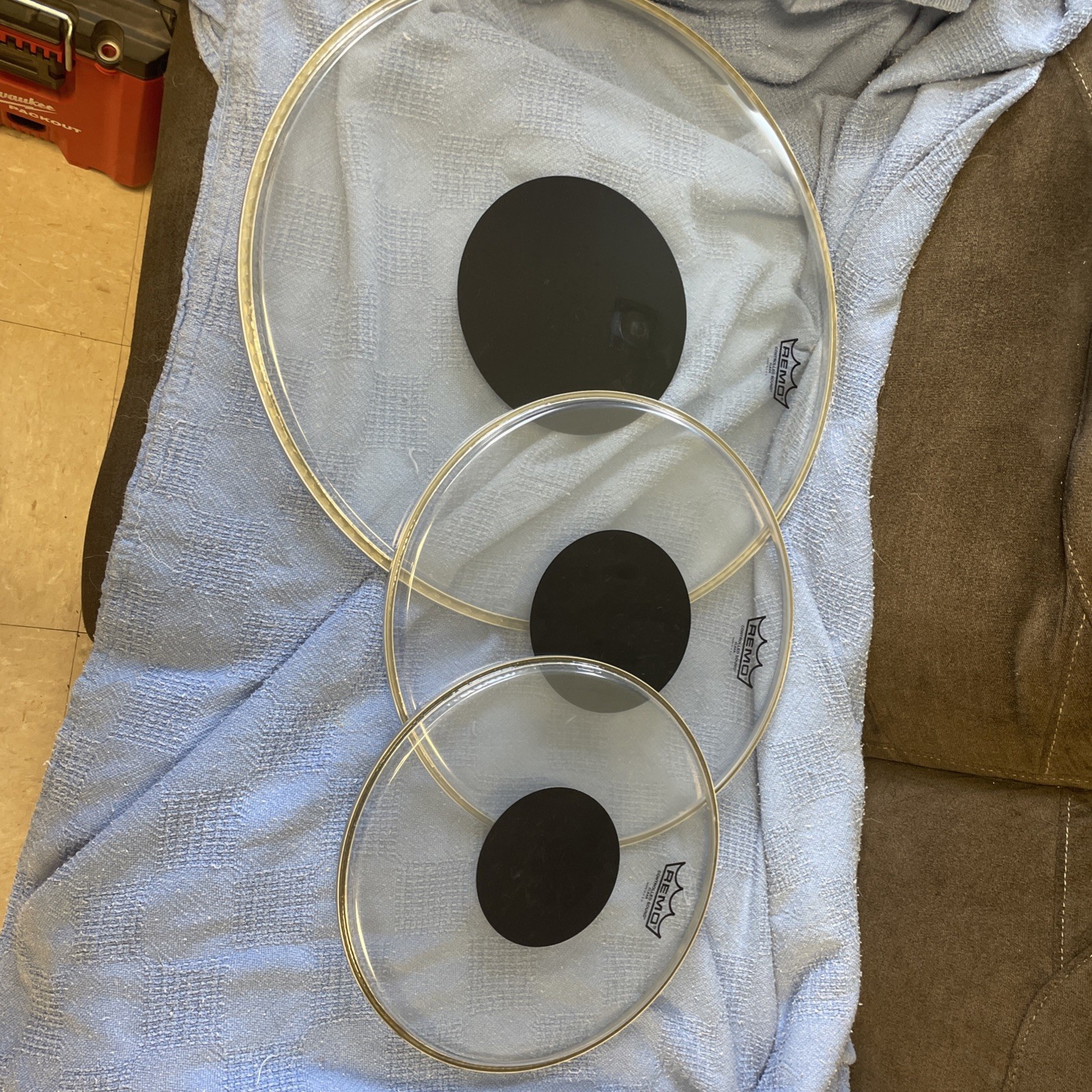 Remo Drum Heads 20/14/12