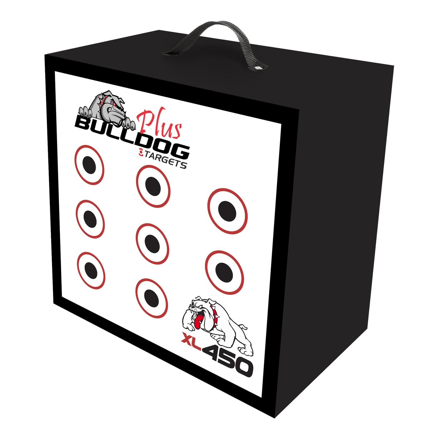 Bulldog Doghouse XL 450 Archery Target PLUS Series with 2-Finger Arrow Pull