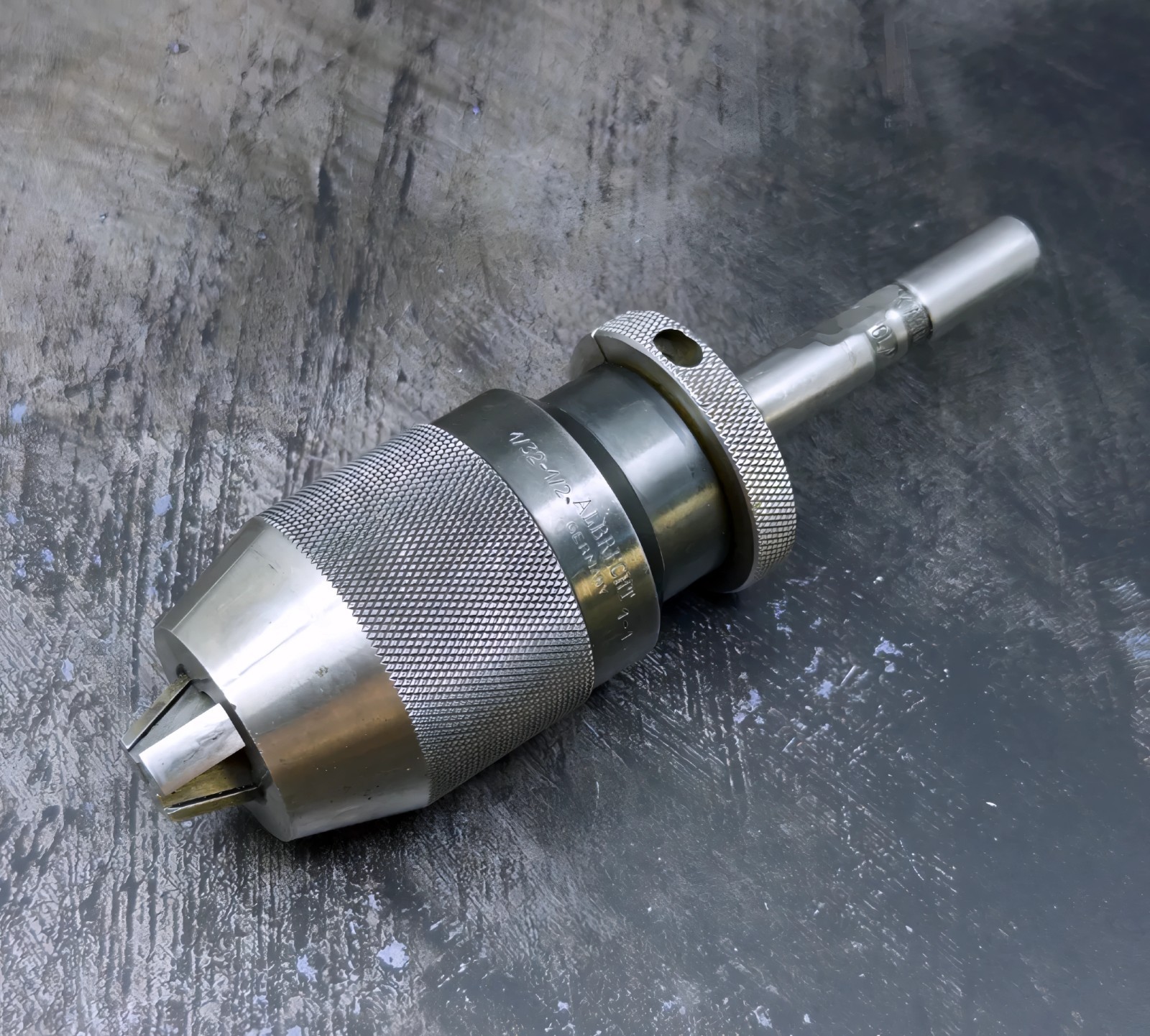 ALBRECHT KEYLESS DRILL CHUCK - 1/2" SHANK - 1/32" to 1/2"