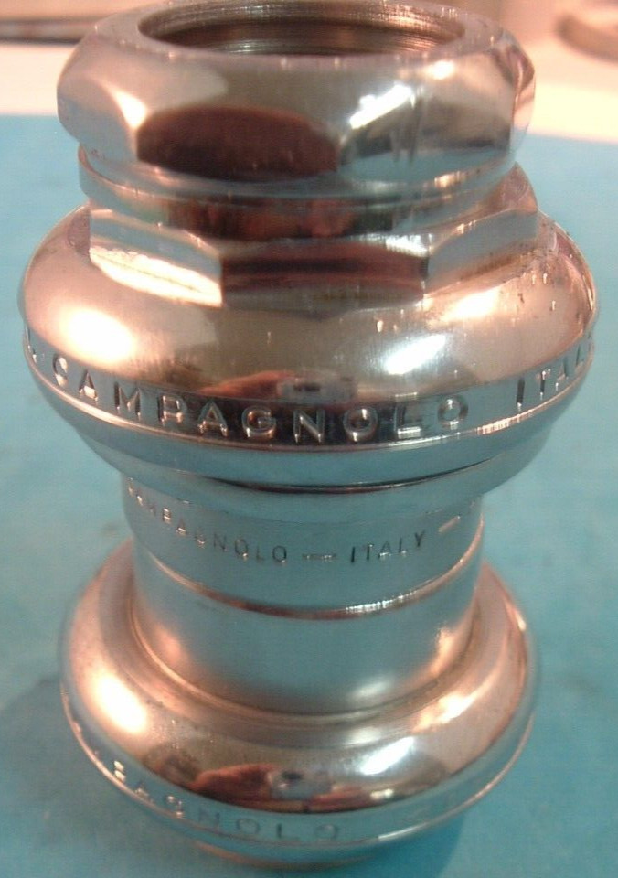 Campagnolo #1039 Record Strada Road 1" Headset- Vintage Road-Eng/Ital-Diamond C