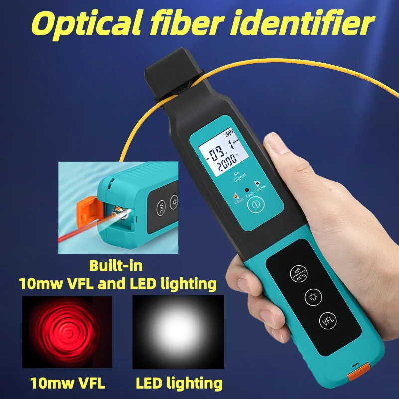 AUA-40 High Quality Optical Fiber Identifier Built-in Visual Fault Locator New