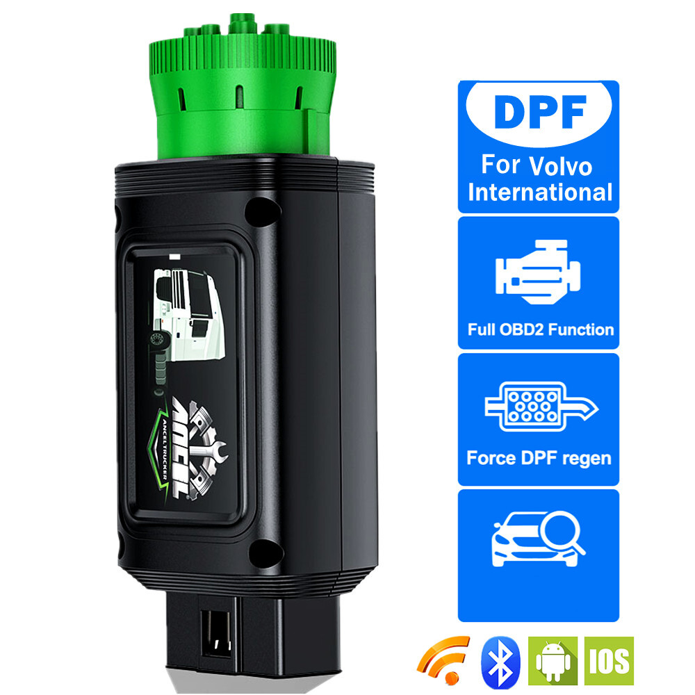 ANCEL HD120 DPF Regen Heavy Duty Truck Scanner Bluetooth All System Diagnostic