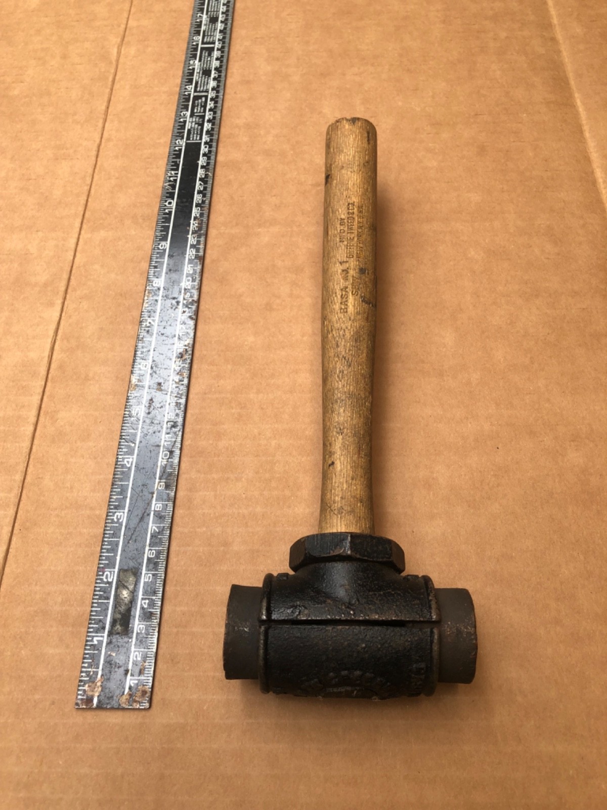 Vintage Basa Hammer #1 with Bronze or Copper Head- Greene Tweed Co. USA