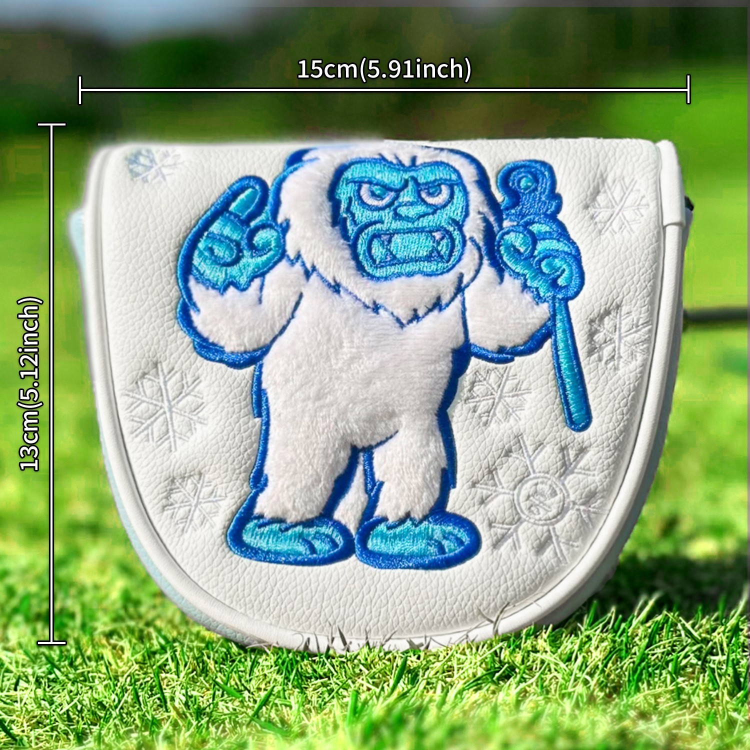 Lab DF3 Golf Putter Cover White Magnetic Closure