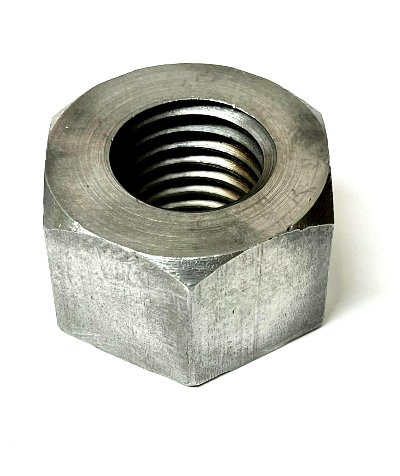 (1) 1-1/8" -7 Heavy Hex Nut Left Hand Thread Reverse Extra Wide 1.125 1-1/8-7