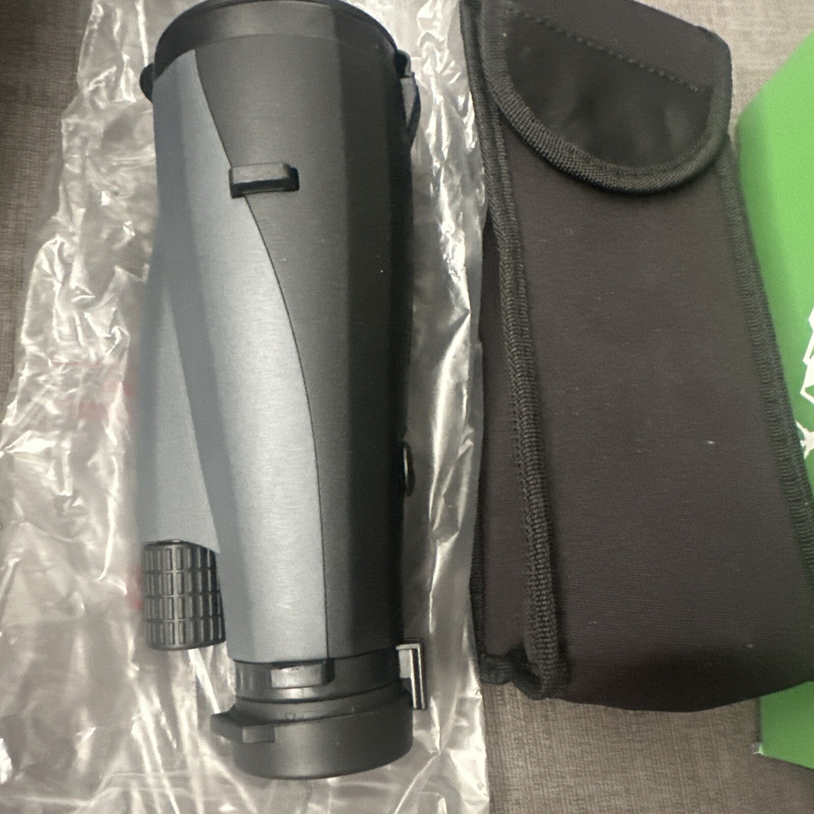 12×60 Monocular Telescope with Case Life’s Breadth Gray Color