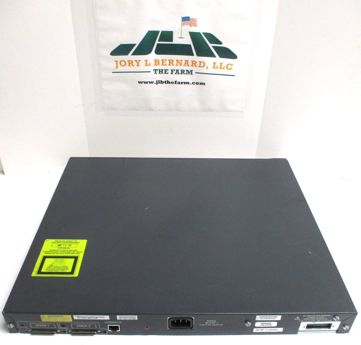 ANATEL , WS-3750-48PS-S , ETHERNET SWITCH , 48-PORT ,  CLEAN - USED