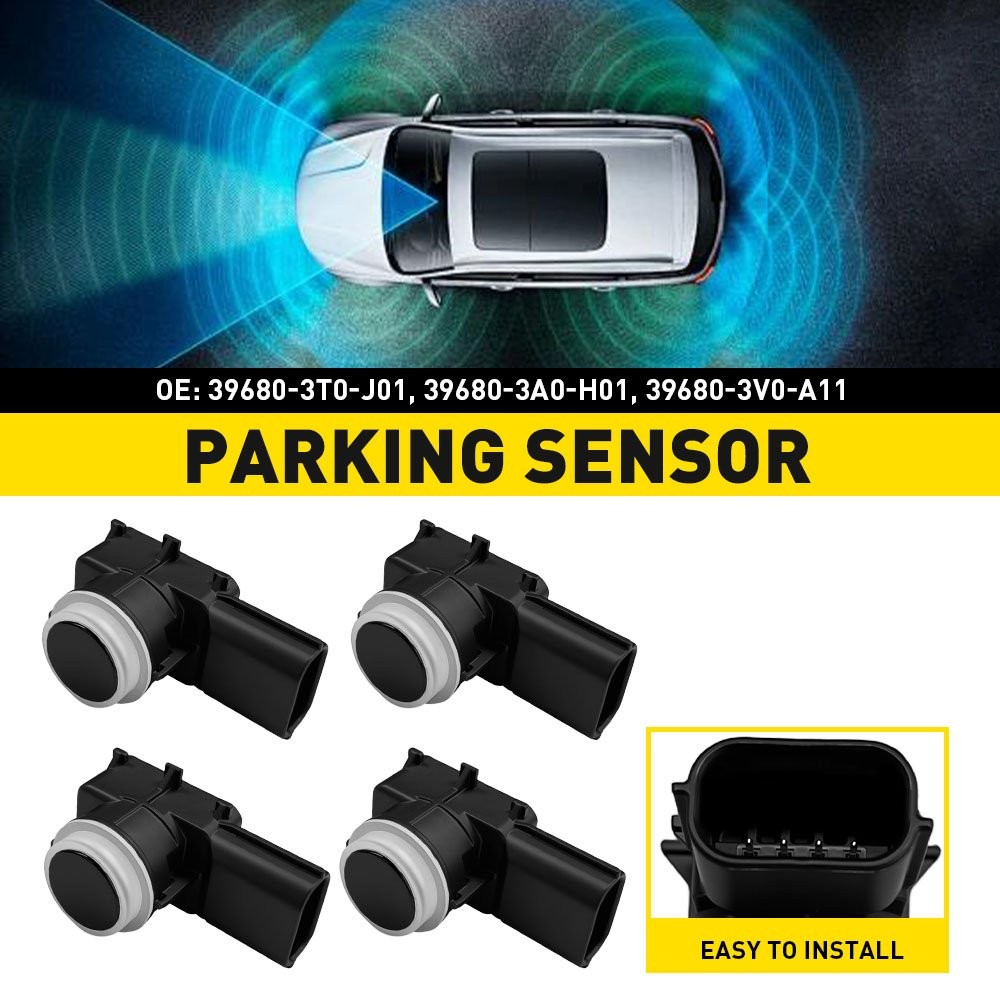 4X For 2022-2026 Honda Civic Black Parking Sensor 39680-3T0-J01ZN New Front Rear