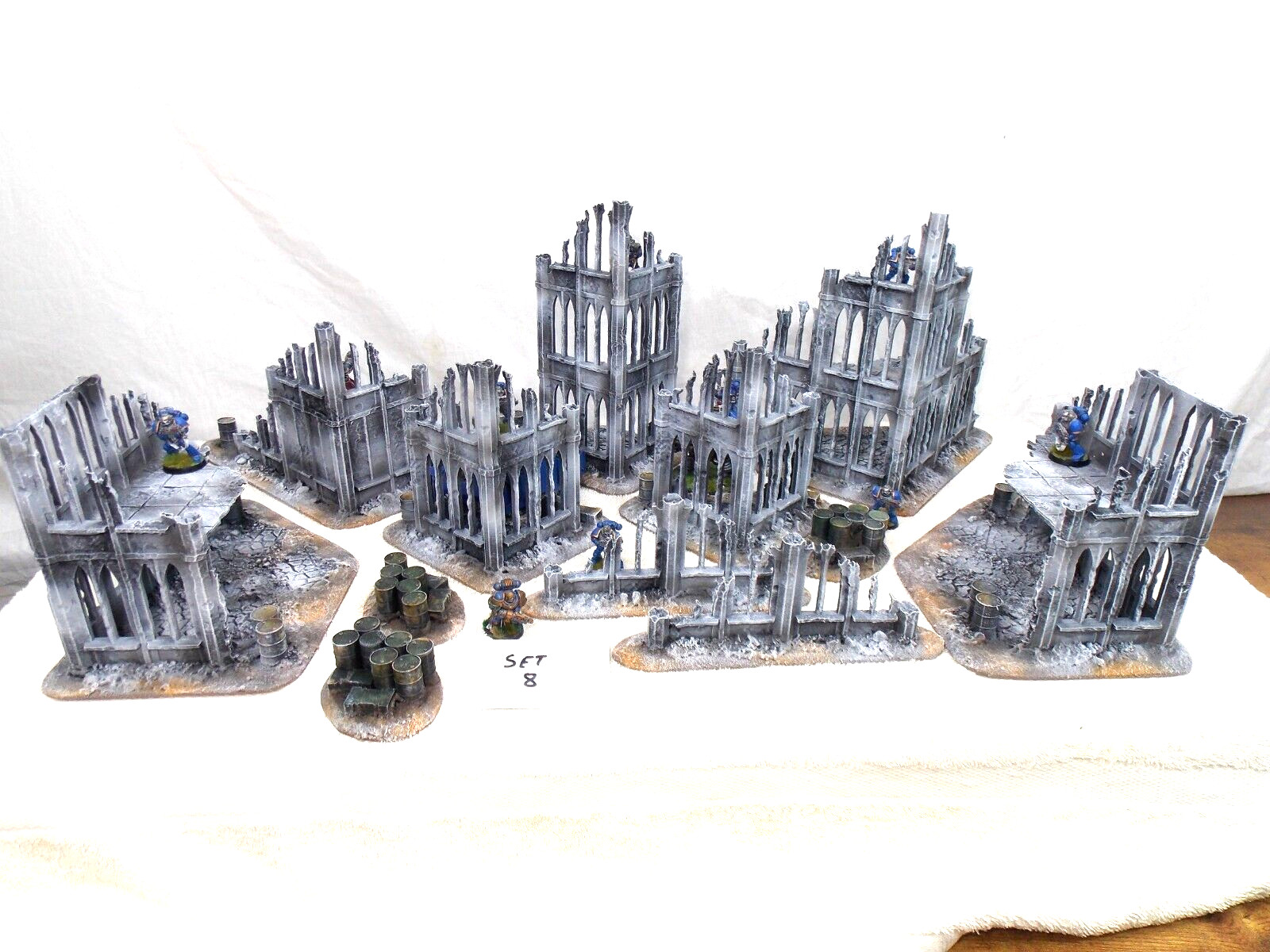 WARGAMING TERRAIN PAINTED,ADVANCE ORDERS,,MEGA BUNDLE SET OF 12 PIECES