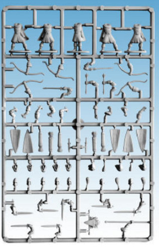 ELF LIGHT INFANTRY SPRUE  - OATHMARK BATTLE OF THE LOST AGE -
