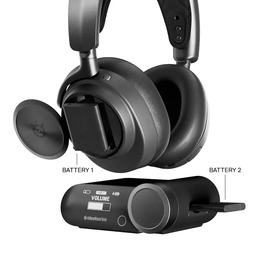 SteelSeries - Arctis Nova Pro Wireless Multi Gaming Headset for PC, PS5, PS4, Sw