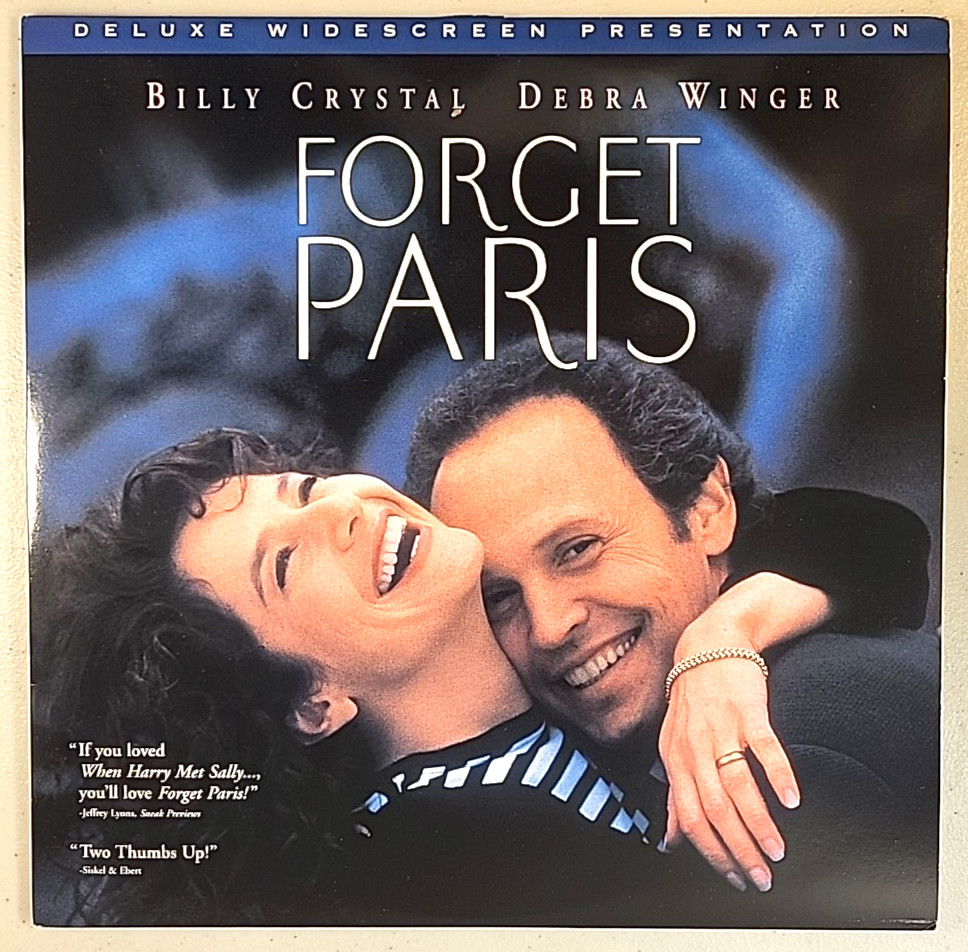 FORGET PARIS (1995 film) *LASERDISC* GOOD close to VG  / Billy Crystal