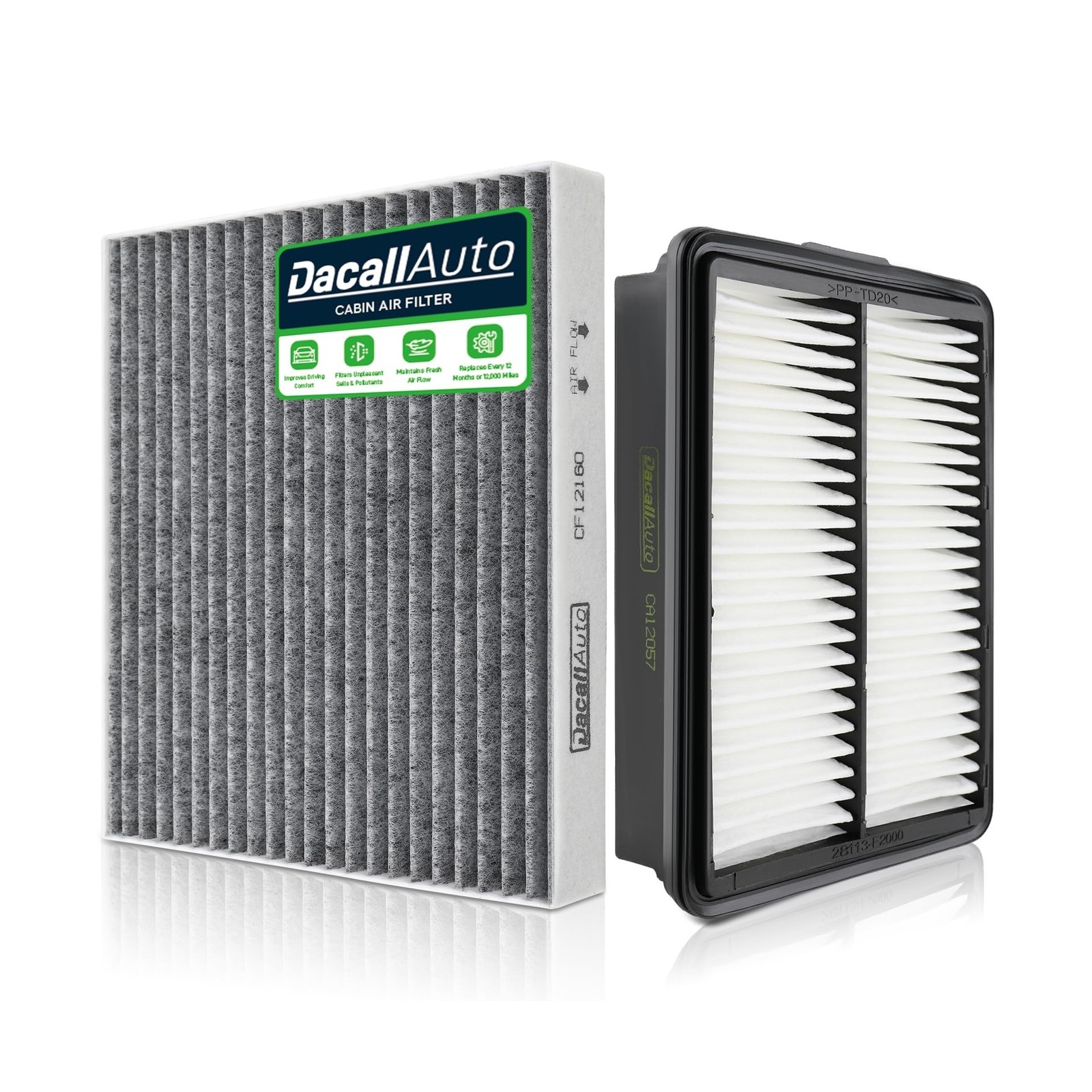 Engine & Cabin Air Filter Set for Hyundai KONA (2018-2023), for... USA Fast Ship