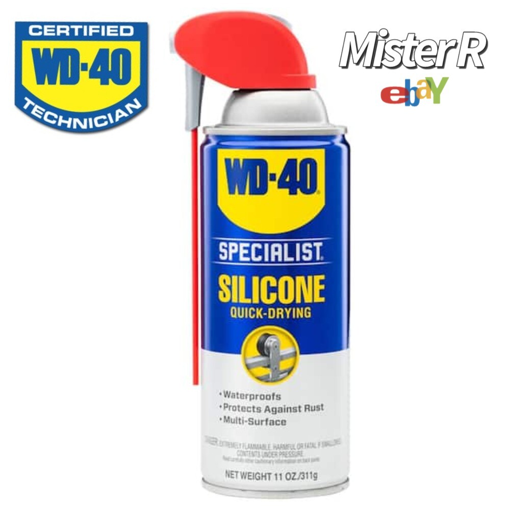 WD-40 • Silicone • Quick-Drying Specialist Lubricant Spray • 11 oz Can