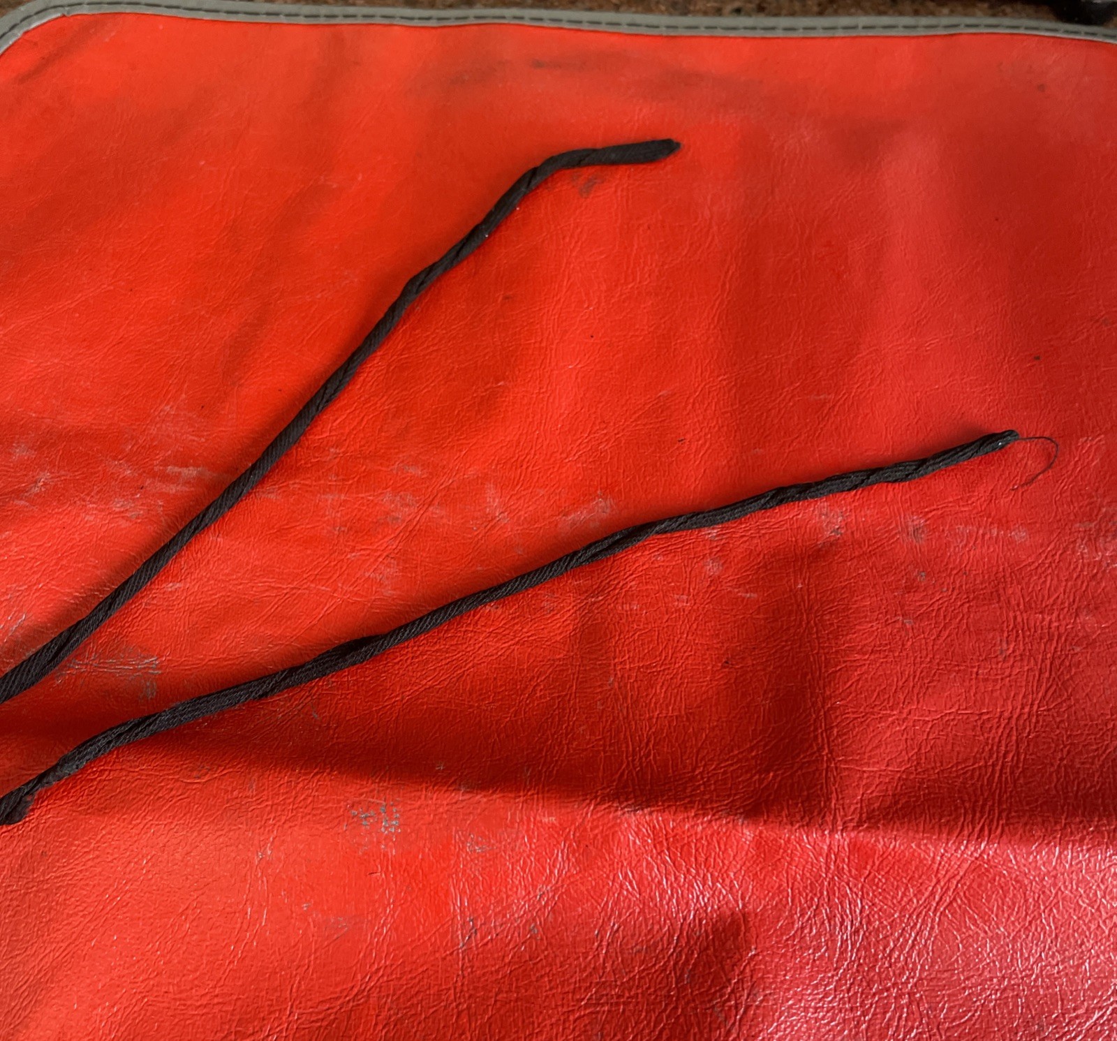 SNAP ON C-93D RED KIT BAG POUCH ROLL 9 POCKETS *VINTAGE