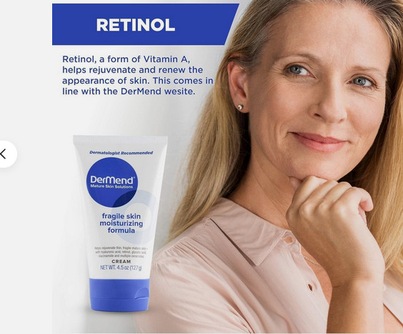 DerMend Fragile Skin Moisturizing Formula Cream 4.5 oz – Single Pack