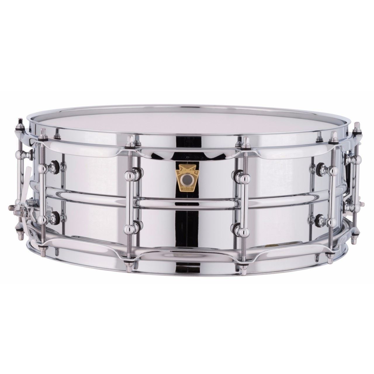 Ludwig LM400T Supraphonic Smooth Aluminum Snare Drum with Tube Lugs, 5" x 14"